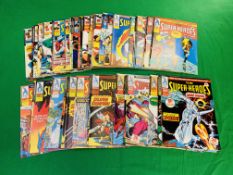 MARVEL UK COMICS THE SUPER HEROES NO. 1 - 50 FROM 1975.