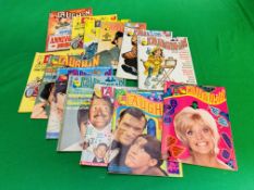 A QUANTITY OF LAUGH-IN MAGAZINES FROM 1968 AND 1969