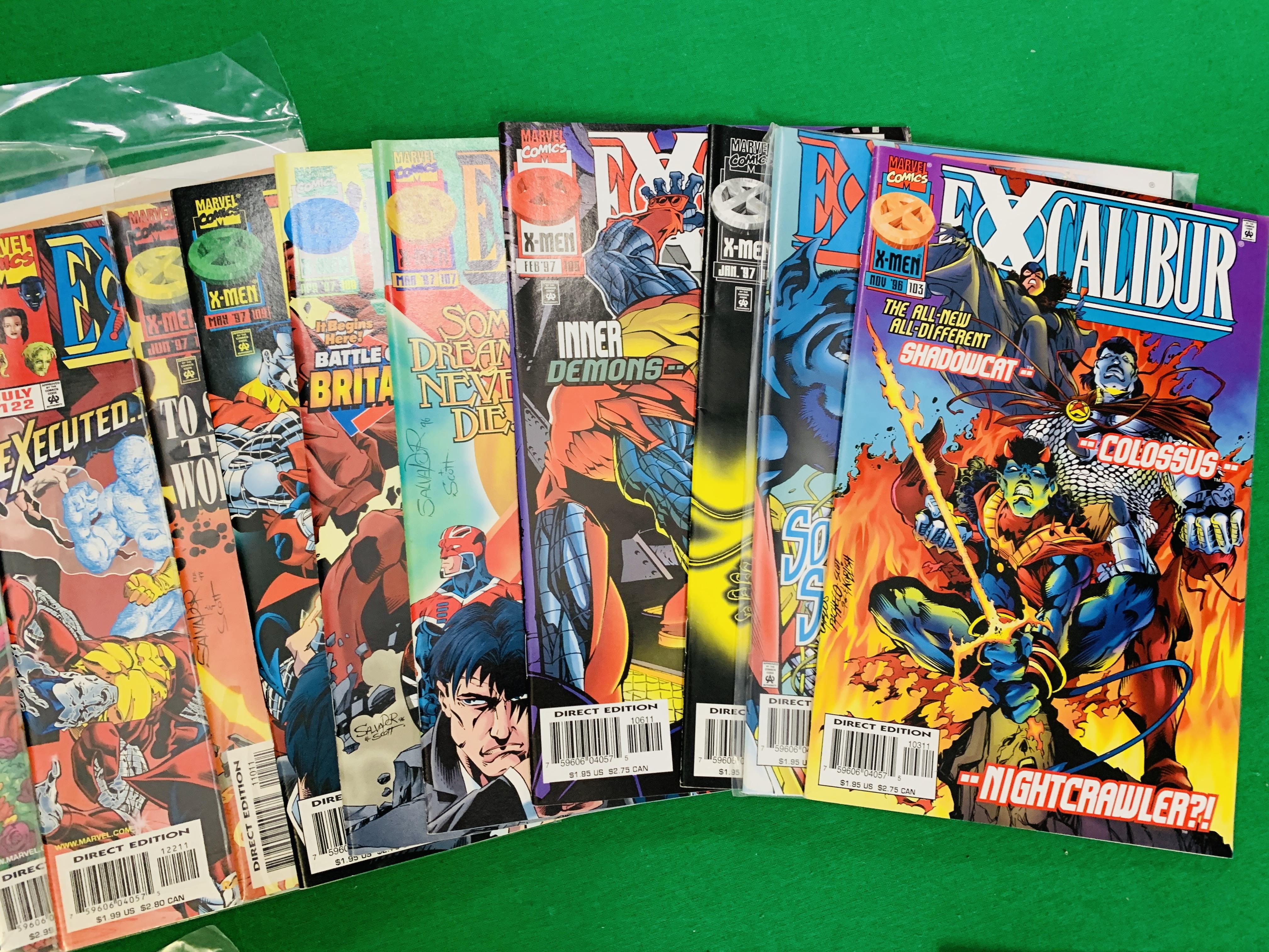 MARVEL COMICS EXCALIBUR NO. 1 - 125 FROM 1988. MISSING NO. - Image 11 of 21