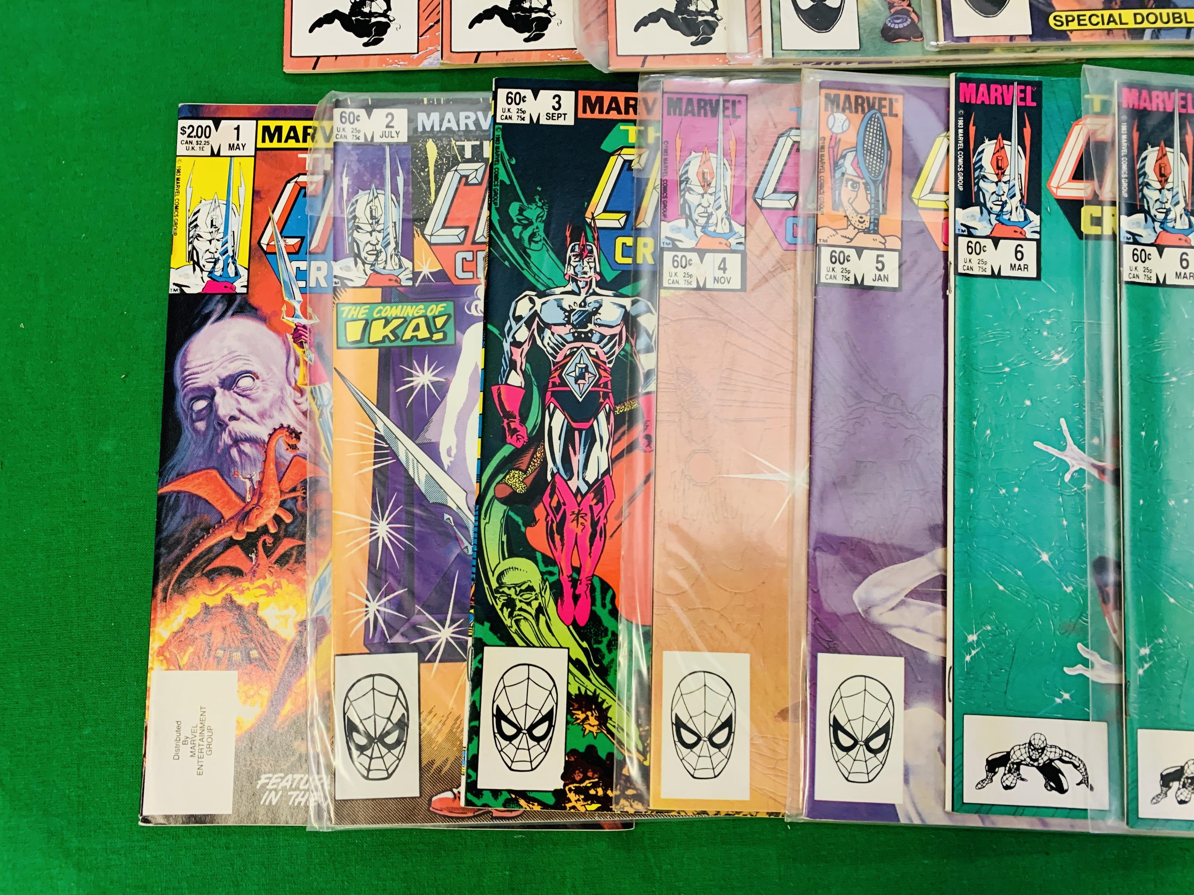MARVEL COMICS CRYSTAR CRYSTAL WARRIOR NO. 1 - 11 FROM 1983, COUPLE OF DUPLICATES, INCLUDES NO. 8. - Image 2 of 4