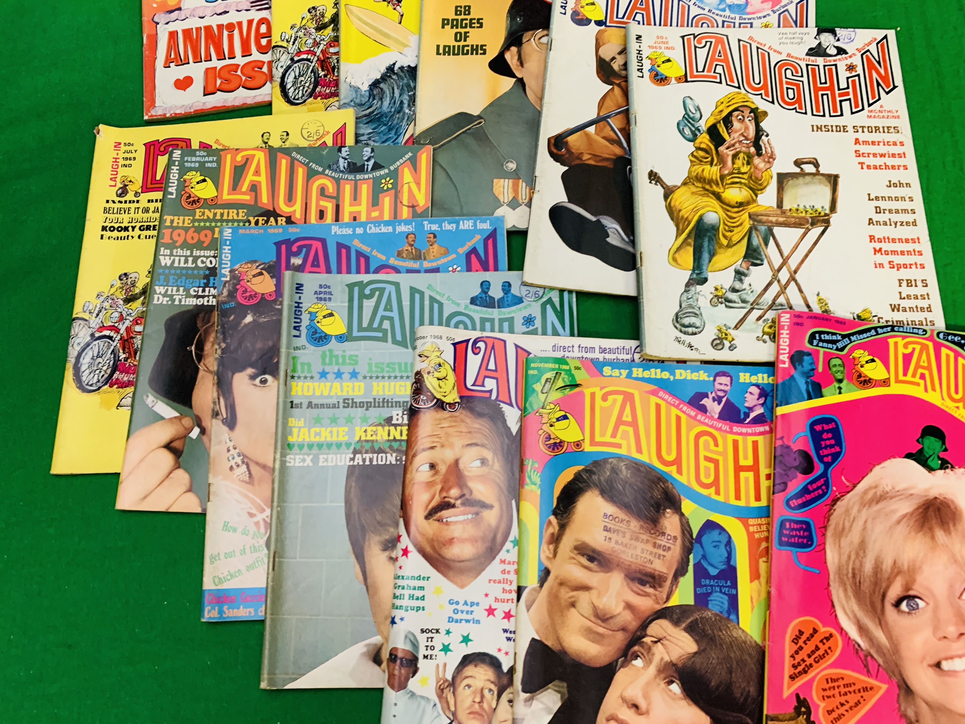 A QUANTITY OF LAUGH-IN MAGAZINES FROM 1968 AND 1969 - Image 2 of 3