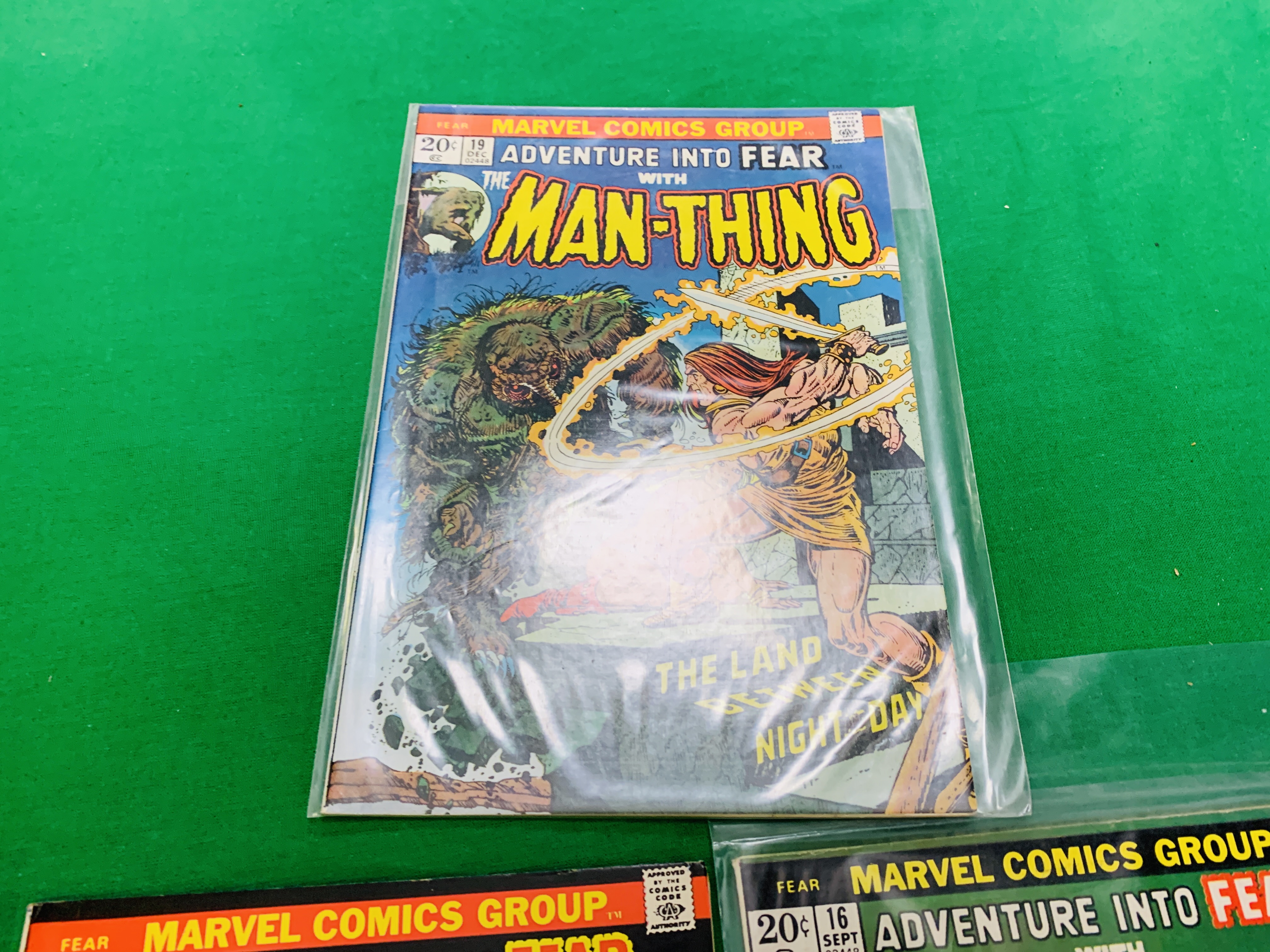 MARVEL COMICS ADVENTURE INTO FEAR WITH MAN-THING NO. 10 - 17, 19, FROM 1973. NO 19. - Image 6 of 6