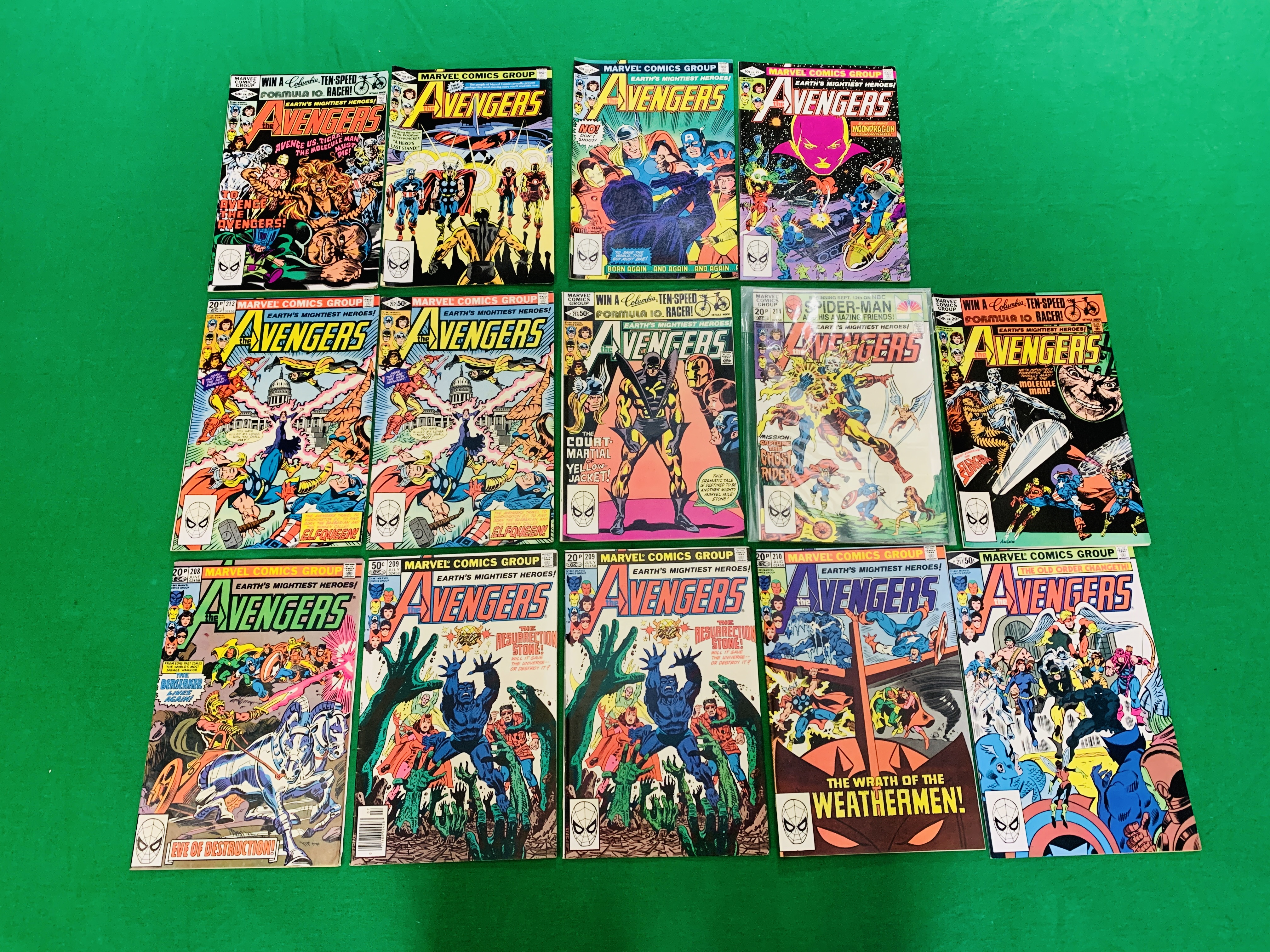 MARVEL COMICS THE AVENGERS NO. 101 - 299, MISSING ISSUES 103 AND 110. - Image 77 of 130