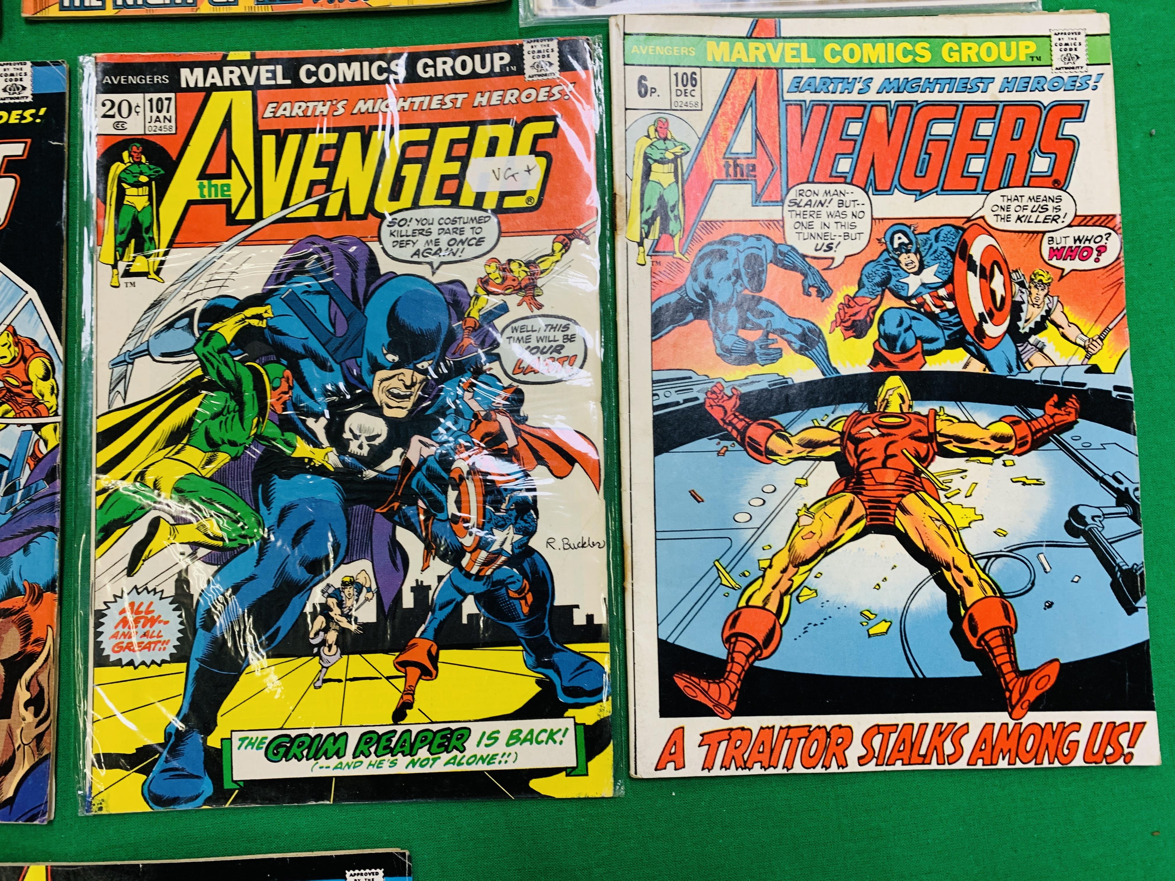 MARVEL COMICS THE AVENGERS NO. 101 - 299, MISSING ISSUES 103 AND 110. - Image 6 of 130