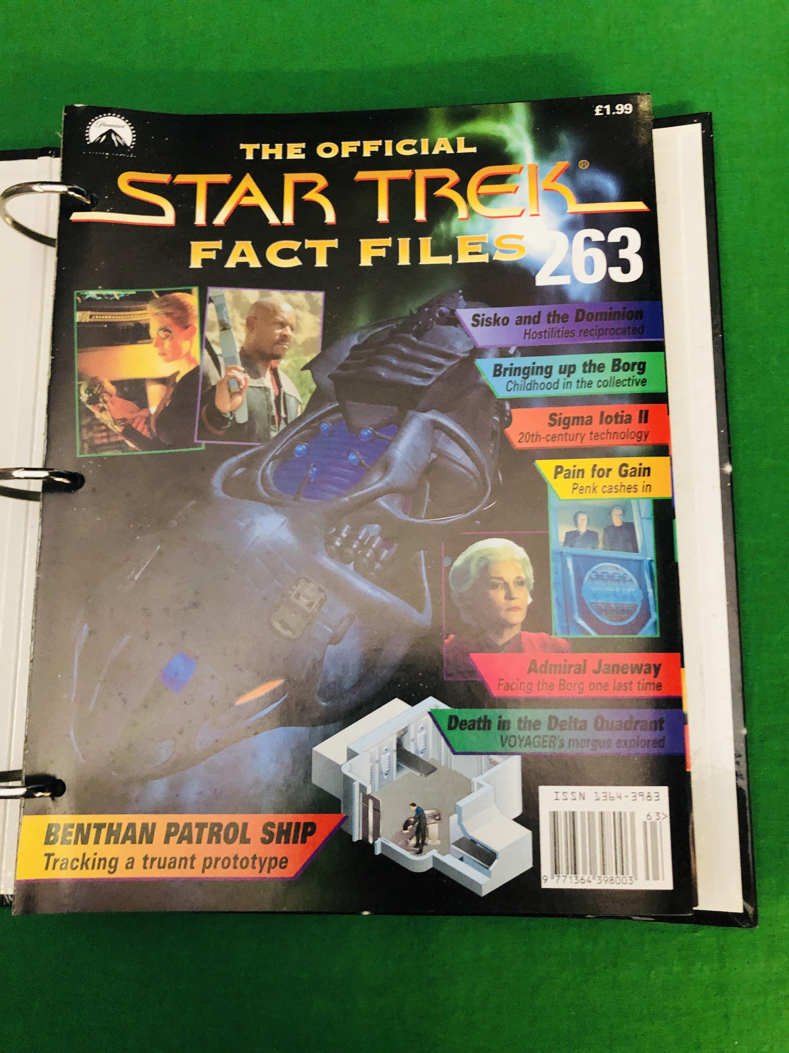 A LARGE COLLECTION OF STAR TREK FACT FILES ALONG WITH OTHER STAR TREK MAGAZINES, THE FINAL FRONTIER, - Image 2 of 7