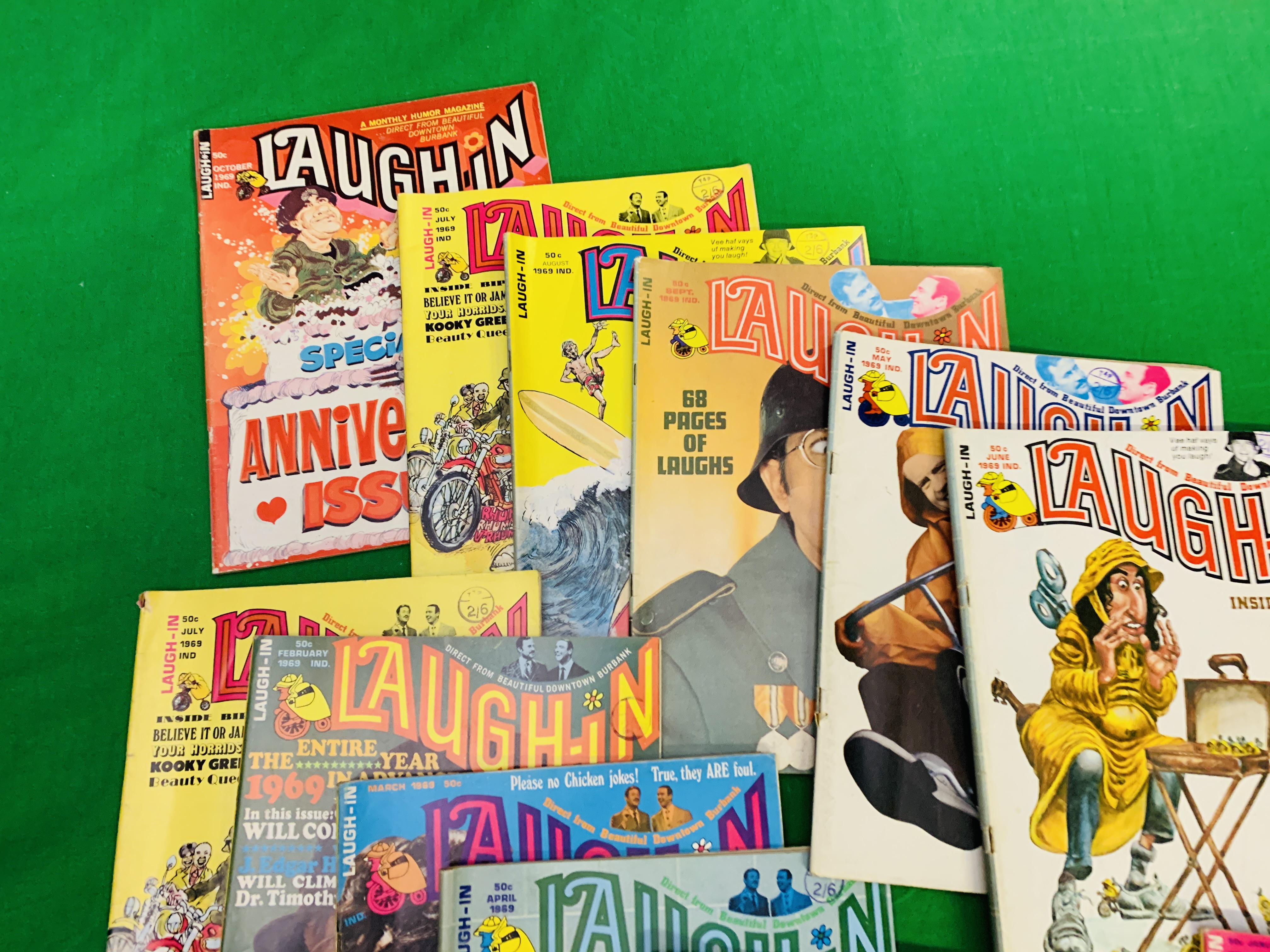 A QUANTITY OF LAUGH-IN MAGAZINES FROM 1968 AND 1969 - Image 3 of 3