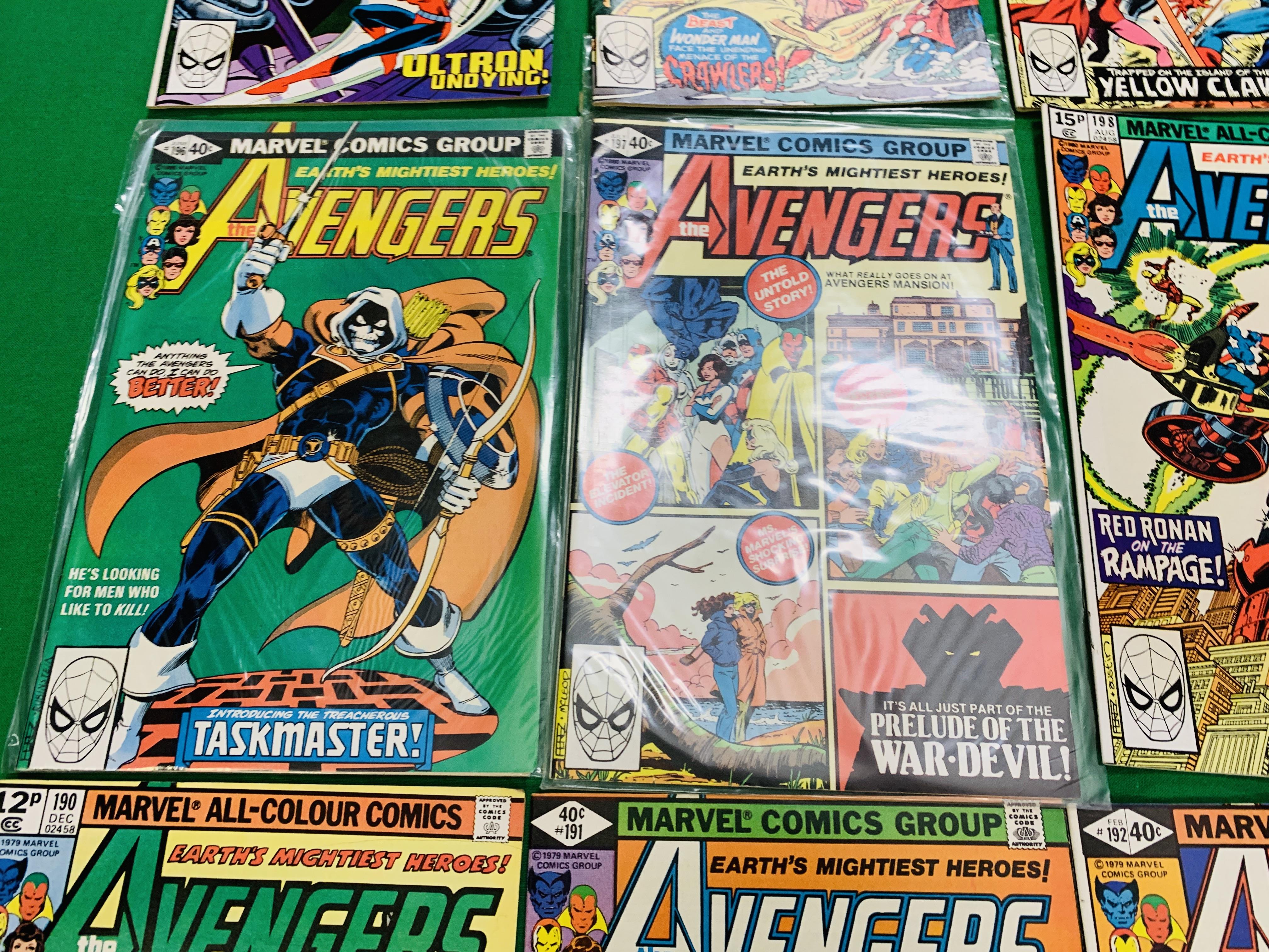 MARVEL COMICS THE AVENGERS NO. 101 - 299, MISSING ISSUES 103 AND 110. - Image 71 of 130