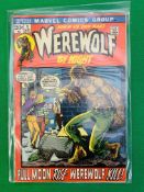 MARVEL COMICS WEREWOLF BY NIGHT NO. 1 FROM 1972.