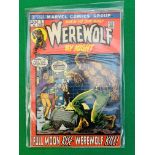 MARVEL COMICS WEREWOLF BY NIGHT NO. 1 FROM 1972.