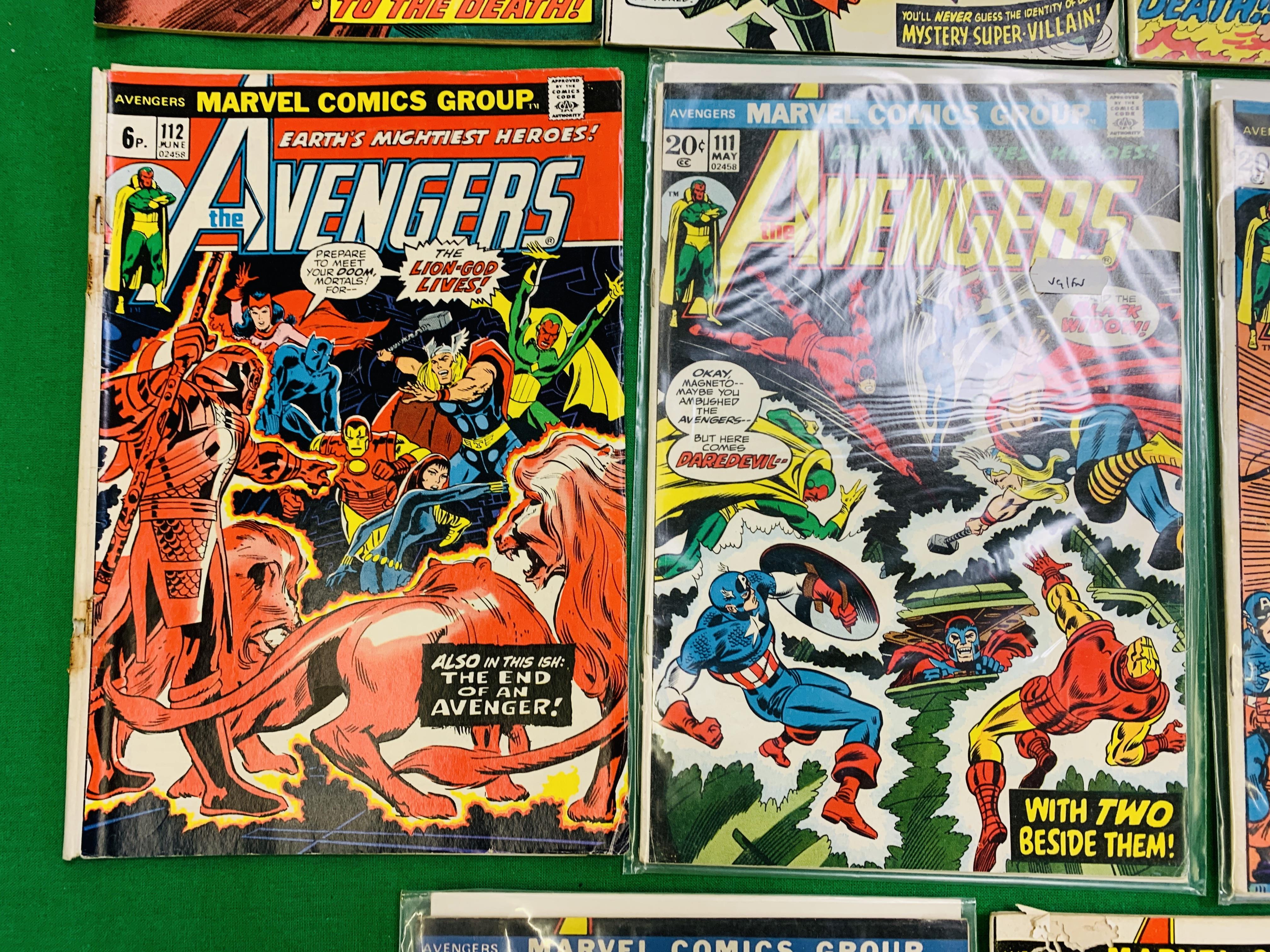 MARVEL COMICS THE AVENGERS NO. 101 - 299, MISSING ISSUES 103 AND 110. - Image 4 of 130