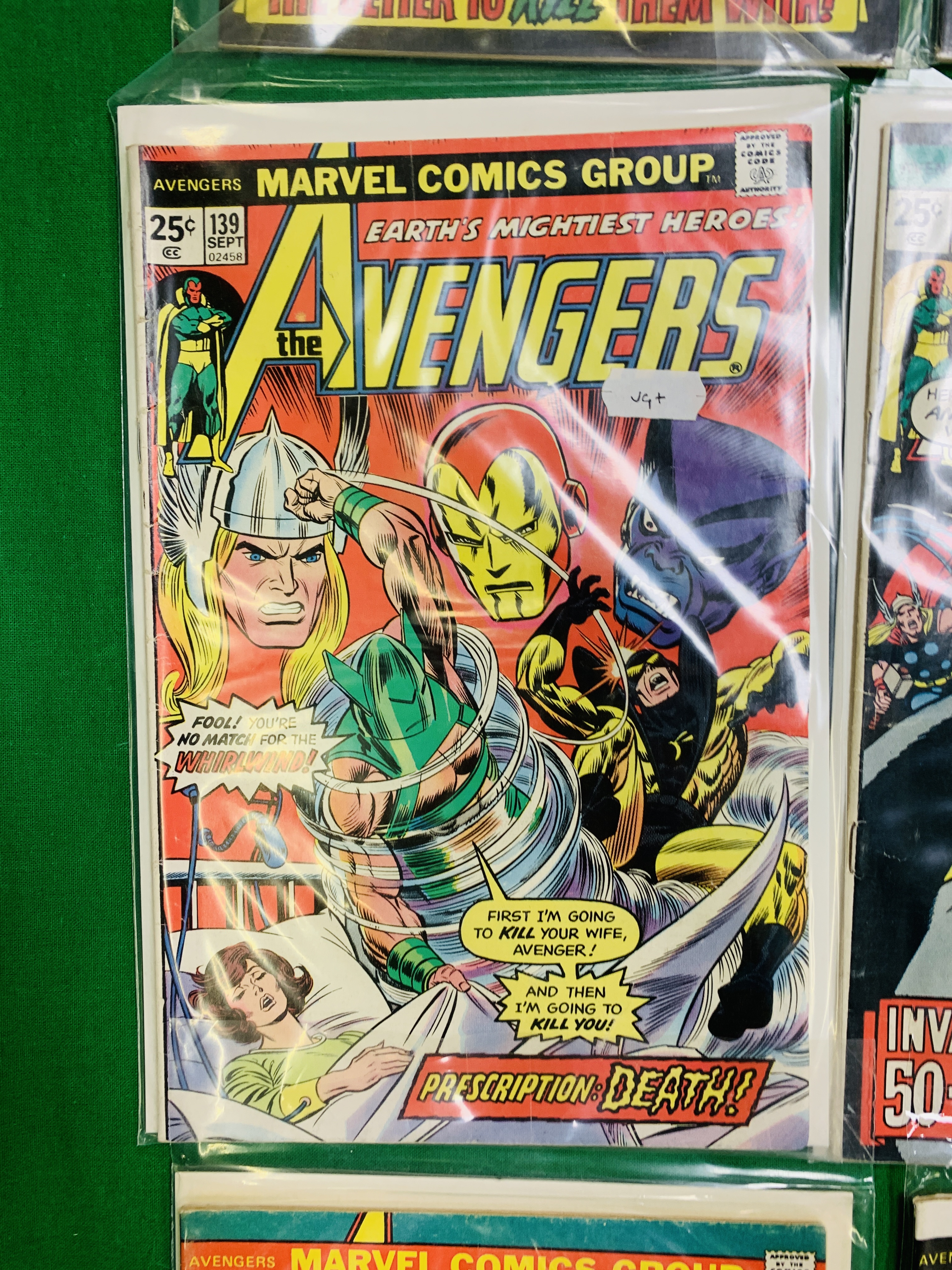 MARVEL COMICS THE AVENGERS NO. 101 - 299, MISSING ISSUES 103 AND 110. - Image 25 of 130