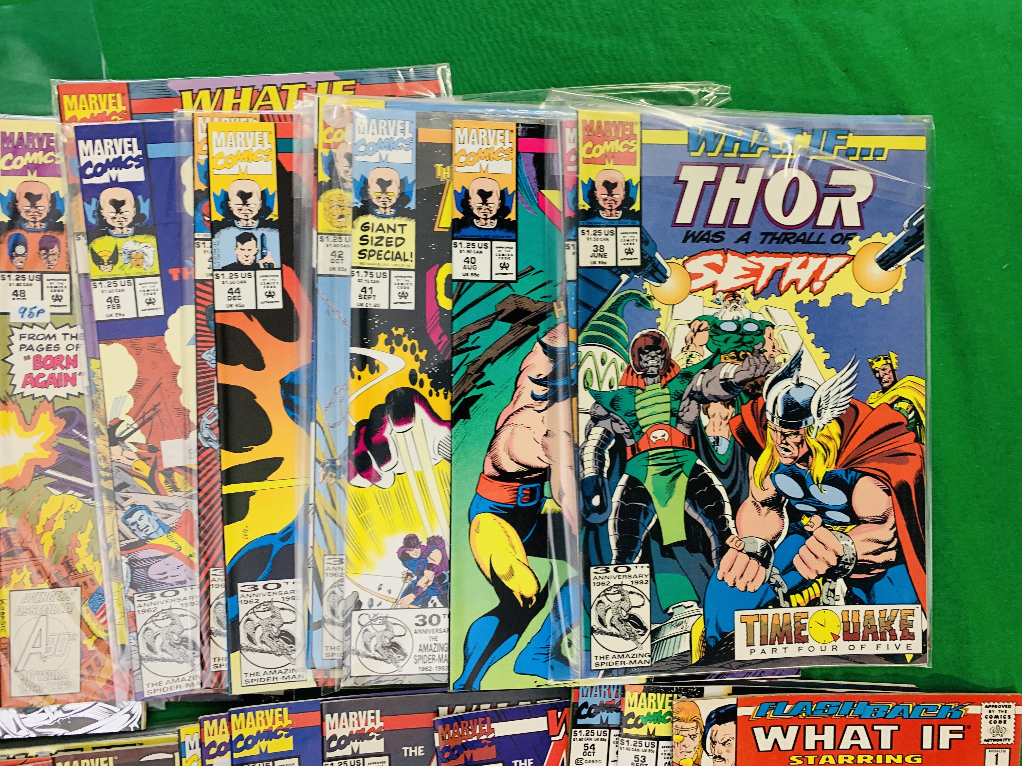 MARVEL WHAT IF, FROM 1989, NO. 1 - 80 AND NO. 83. NO. - Image 16 of 17