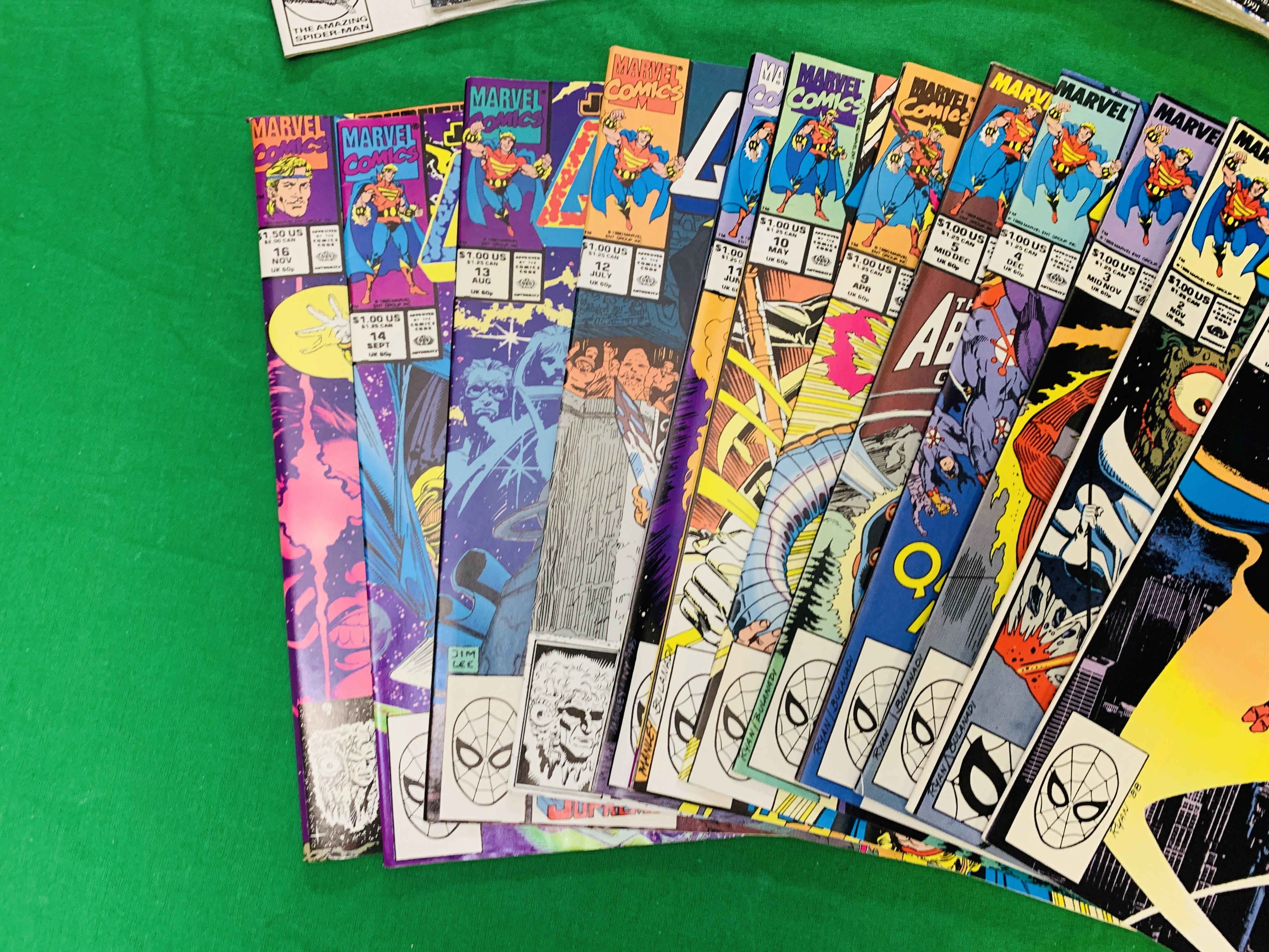 MARVEL COMICS QUASAR NO. 1 - 60 FROM 1989. MISSING NO. 6 - 8, 15. NO. - Image 3 of 9