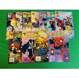 MARVEL COMICS THE COMPLETE SPIDERMAN NO. 1 - 24 FROM 1990. NO. 1 COMPLETE WITH FREE GIFT. NO.