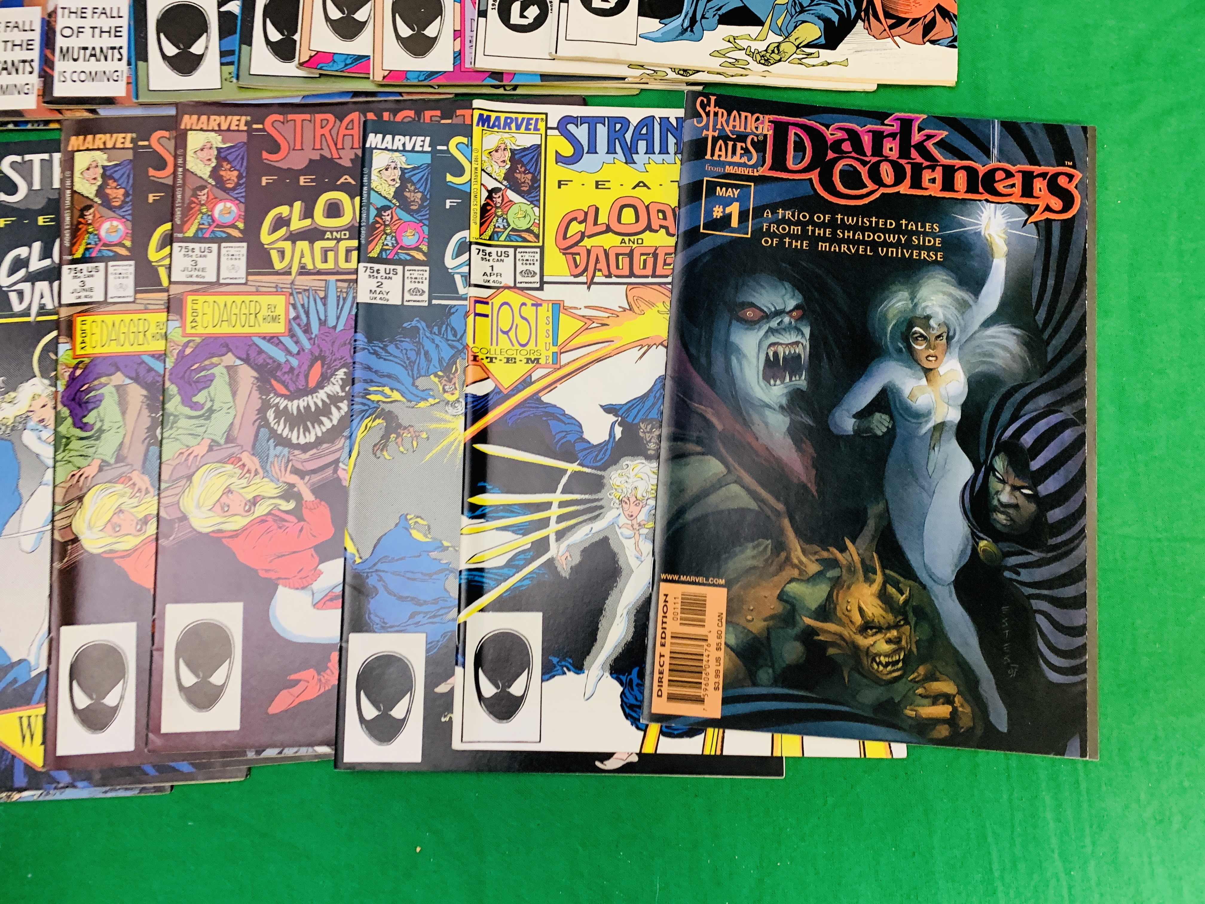 MARVEL STRANGE TALES, NO. 1 - 19, FROM 1987, SLIGHT RUSTING TO CORNERS OF STAPLES ON NO. 8 & 9. - Image 2 of 7