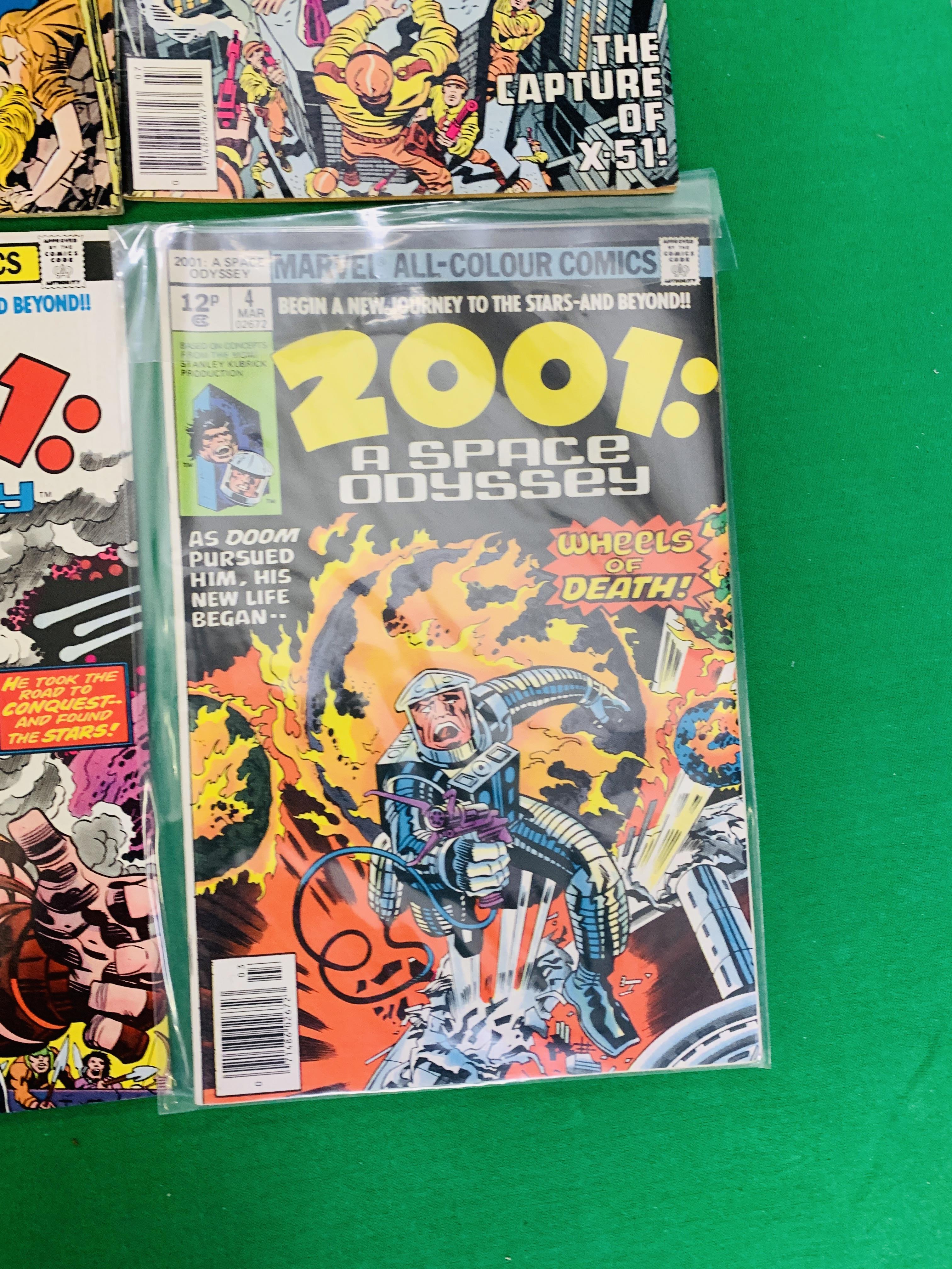 MARVEL COMICS 2001: A SPACE ODYSSEY NO. 1 - 10 FROM 1976, FIRST APPEARANCE NO. 8. MACHINE MAN X-51. - Image 5 of 11