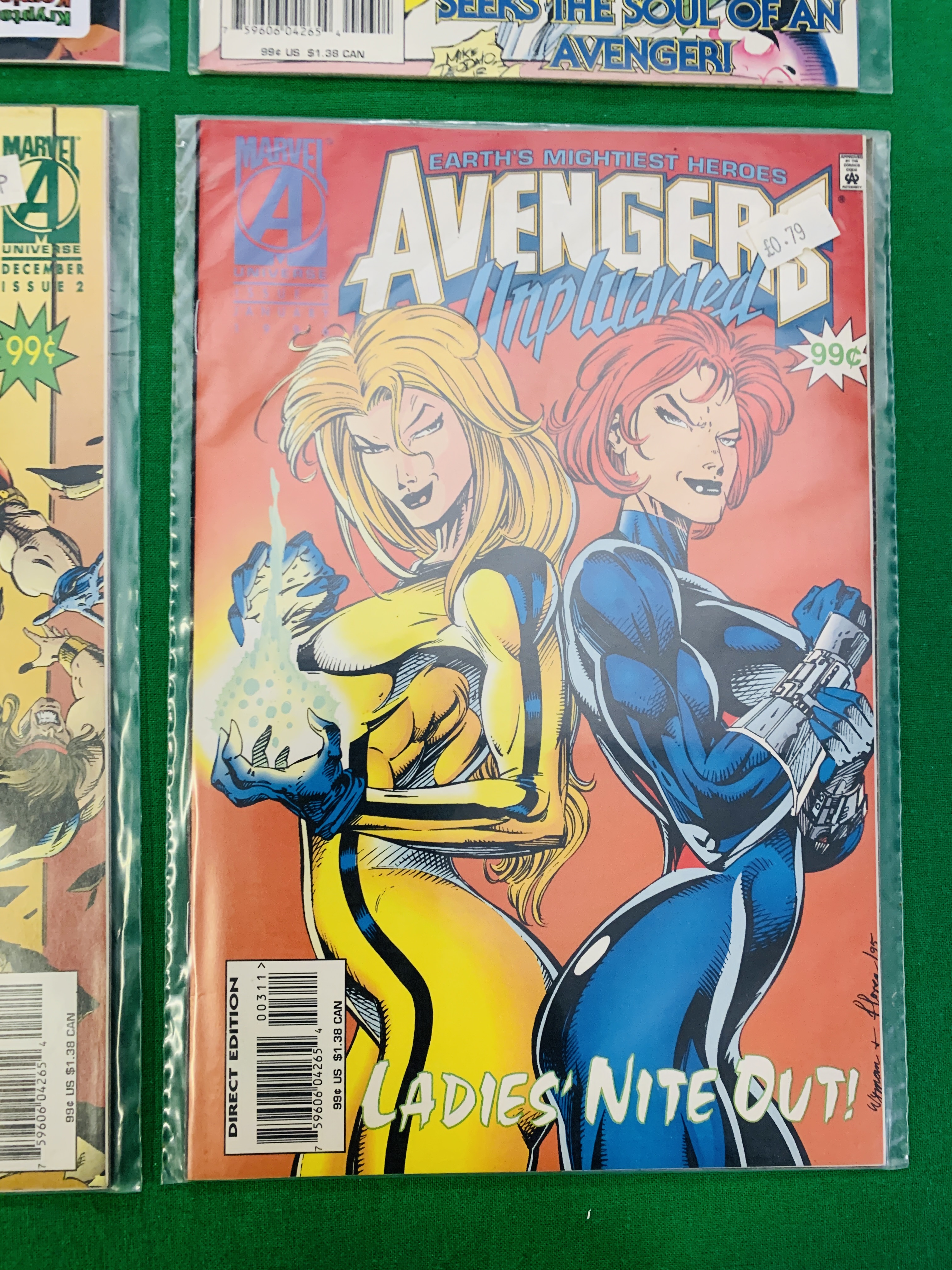 MARVEL COMICS THE AVENGERS UNPLUGGED NO. 1 - 6 FROM 1996, FIRST APPEARANCE NO. 5. MONICA RAMBEAU. - Image 4 of 7