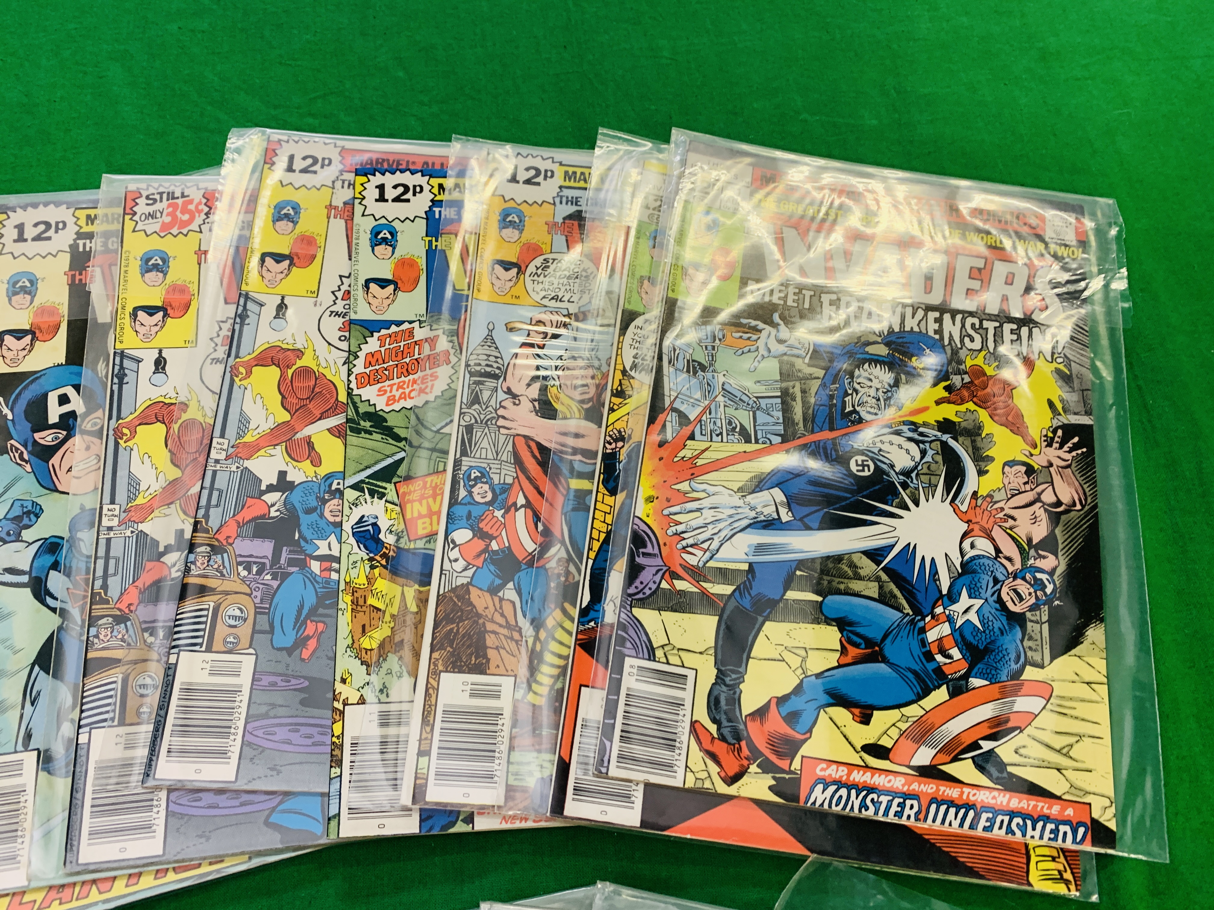 MARVEL COMICS THE INVADERS NO. 1 - 41 FROM 1975. FIRST APPEARANCE NO 7. - Image 11 of 12