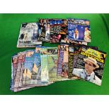 A COLLECTION OF TV ZONE MAGAZINES NO. 1 - 107, MISSING NO.