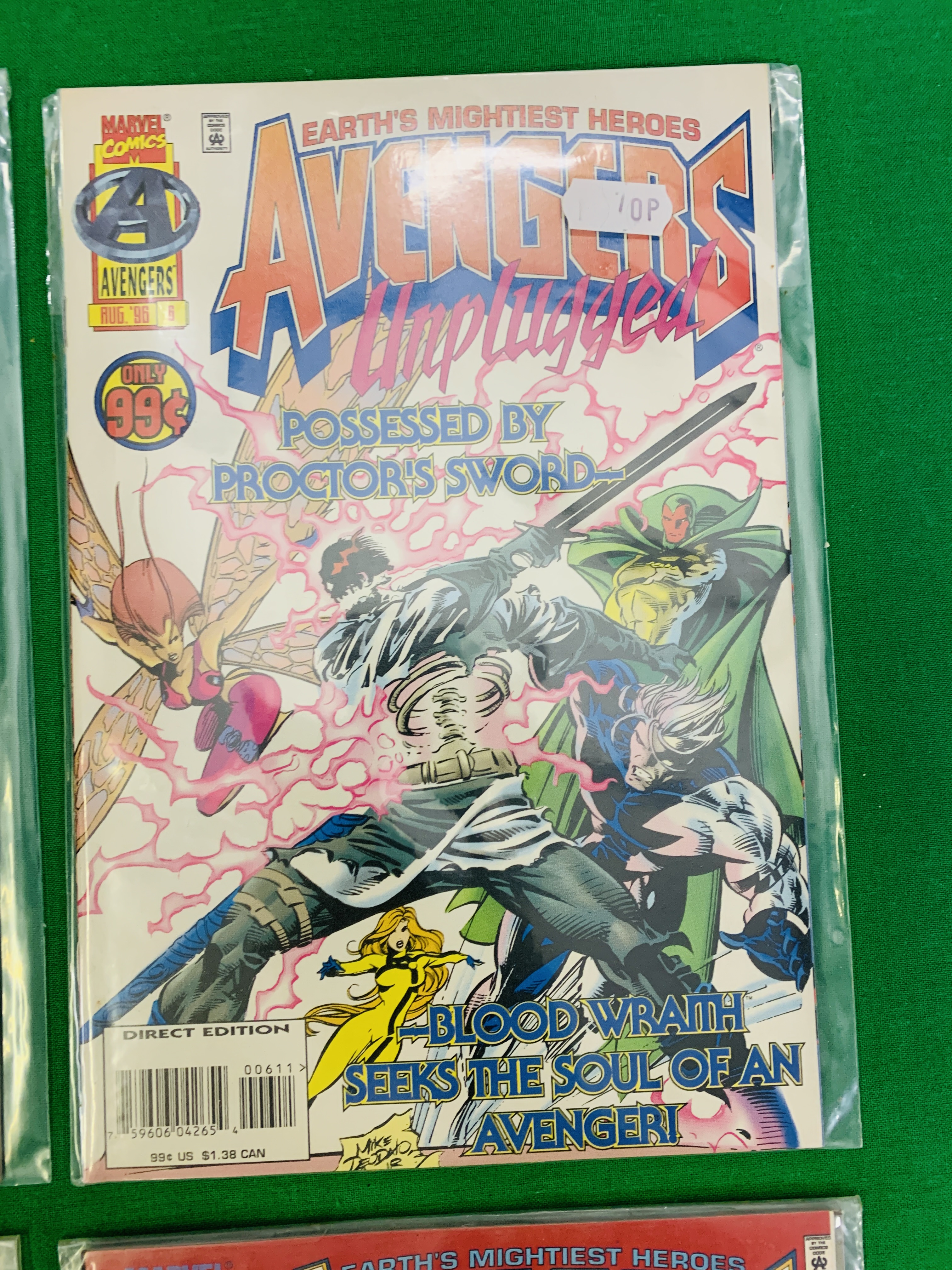 MARVEL COMICS THE AVENGERS UNPLUGGED NO. 1 - 6 FROM 1996, FIRST APPEARANCE NO. 5. MONICA RAMBEAU. - Image 7 of 7