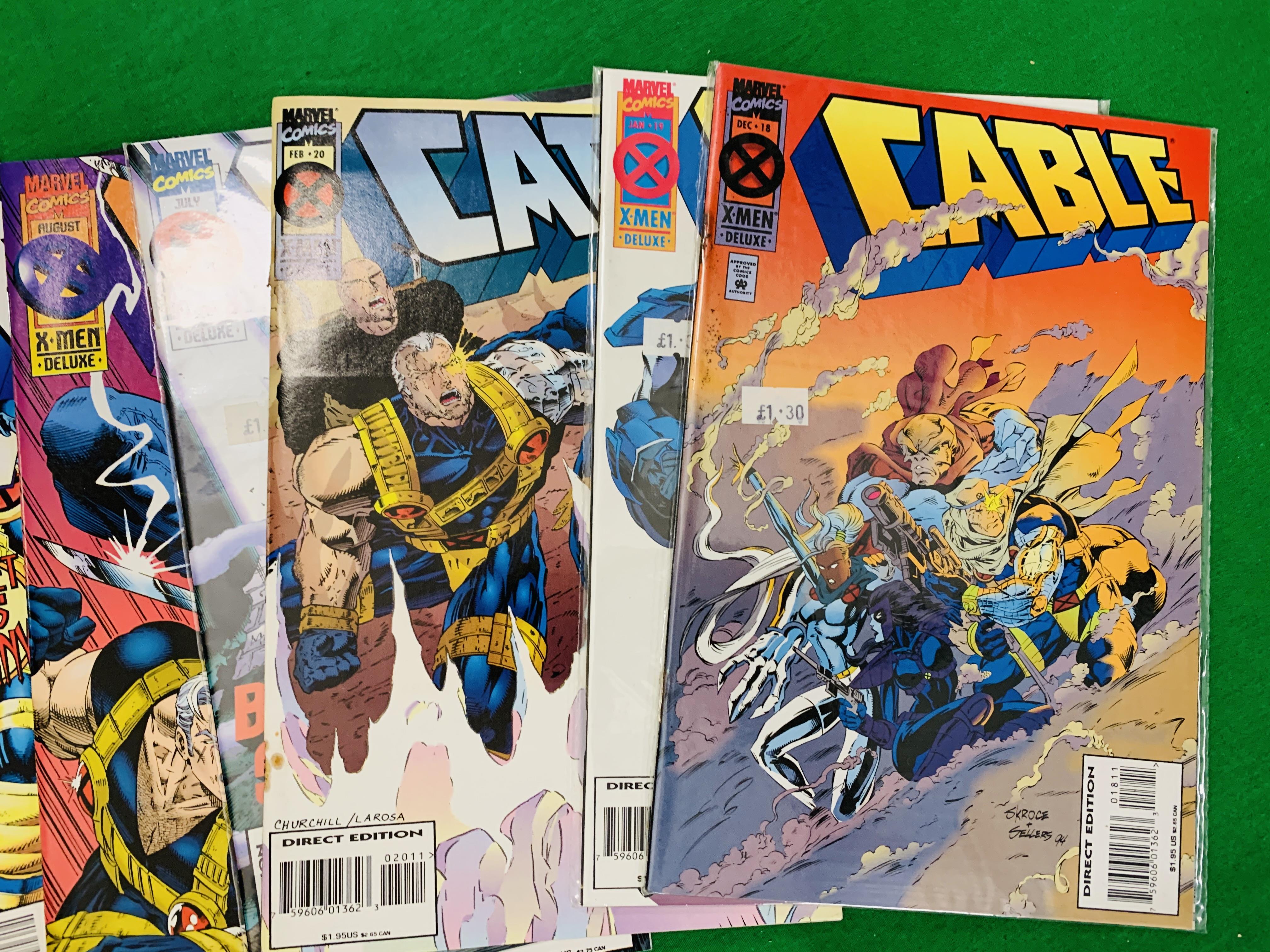 MARVEL COMICS CABLE NO. 1 - 40 FROM 1993. MISSING NO. 25. LIMITED RUN PLUS FLASHBACK. NO. - Image 5 of 7