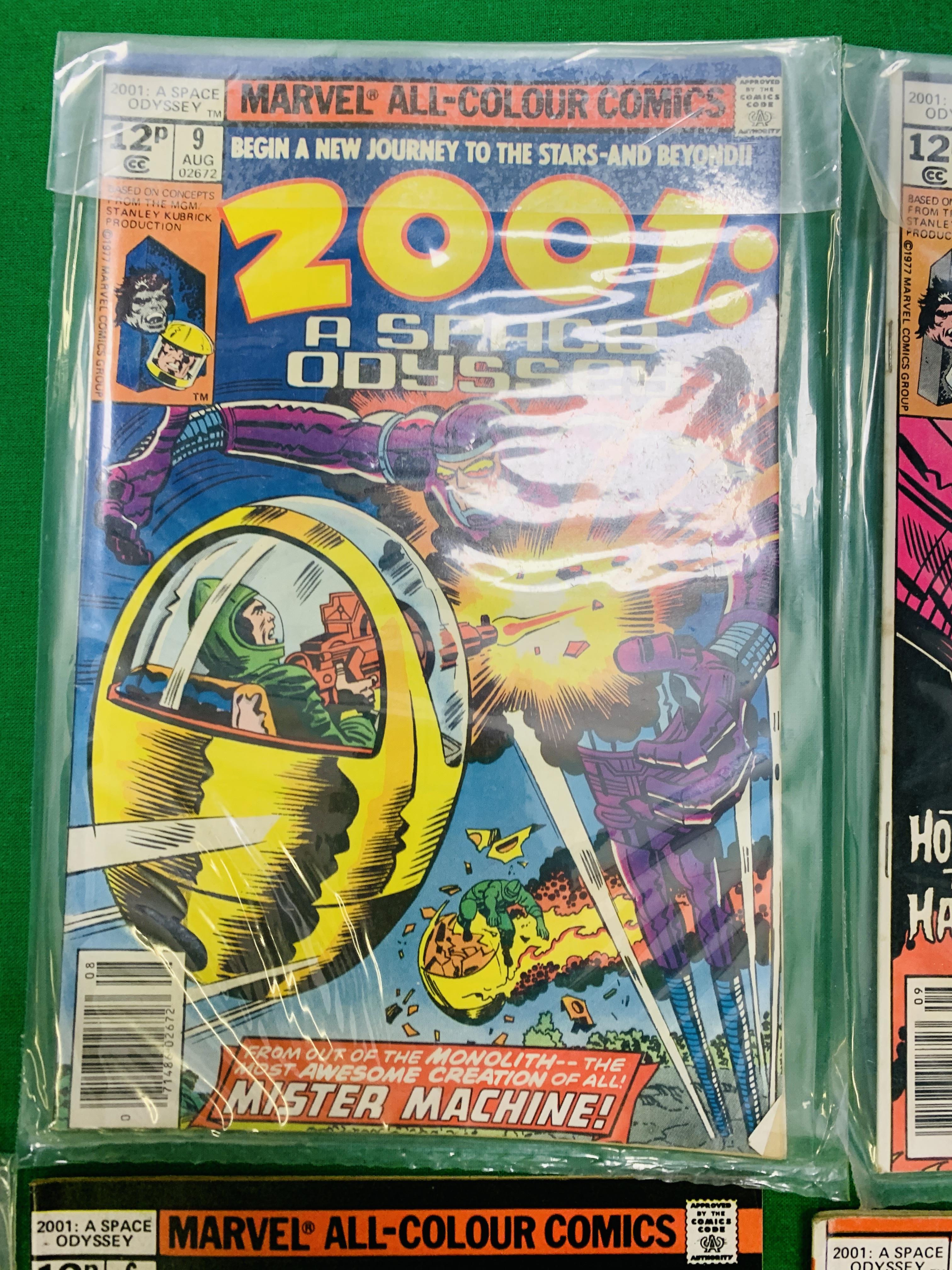 MARVEL COMICS 2001: A SPACE ODYSSEY NO. 1 - 10 FROM 1976, FIRST APPEARANCE NO. 8. MACHINE MAN X-51. - Image 10 of 11