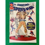 MARVEL COMICS THE AMAZING SPIDERMAN NO. 47 FROM 1967.