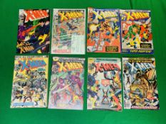 MARVEL COMICS THE X-MEN NO. 59, 66, 69, 77, 96, 98, 100 AND 108. FIRST APPEARANCE NO.