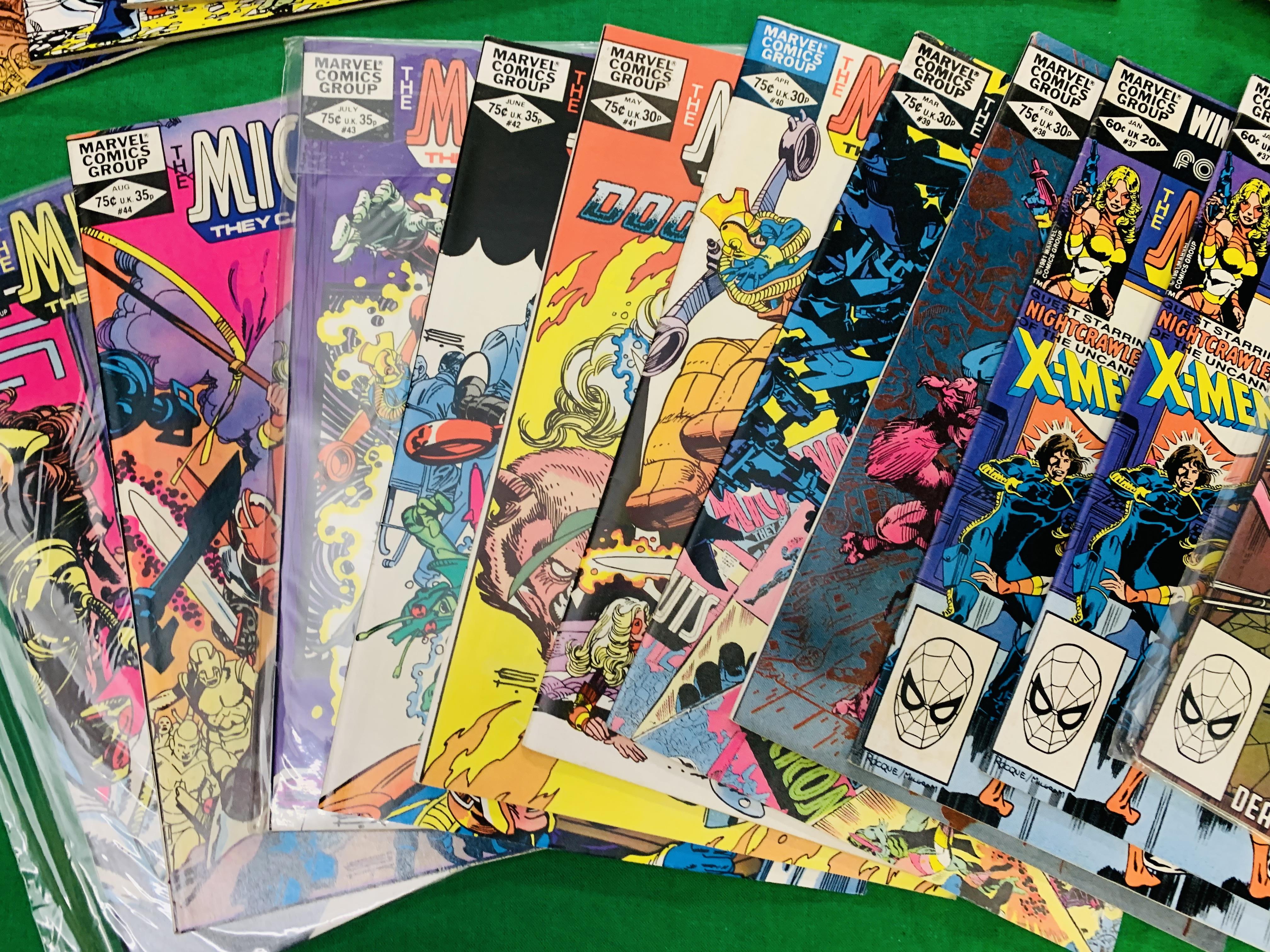 MARVEL COMICS THE MICRONAUTS NO. 1 - 59 FROM 1979. NO. 18 - 19, 21, 37, 53, 57 HAVE RUSTY STAPLES. - Image 10 of 27