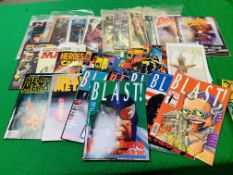 A COLLECTION OF VARIOUS COMICS INCLUDING MARVEL SUPER SPECIAL, MARVEL TREASURY AVENGERS,