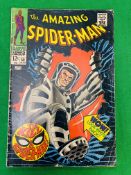 MARVEL COMICS THE AMAZING SPIDERMAN NO. 58 FROM 1968.