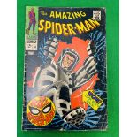 MARVEL COMICS THE AMAZING SPIDERMAN NO. 58 FROM 1968.