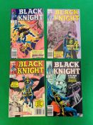 MARVEL COMICS BLACK KNIGHT NO. 1 - 4 FROM 1990, FIRST SOLO SERIES.