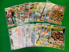 MARVEL MONSTERS ON THE PROWL, NO. 9 - 20, 22, 24 - 30 FROM 1971. NO. 10, 12 & 22 HAVE RUSTY STAPLES.