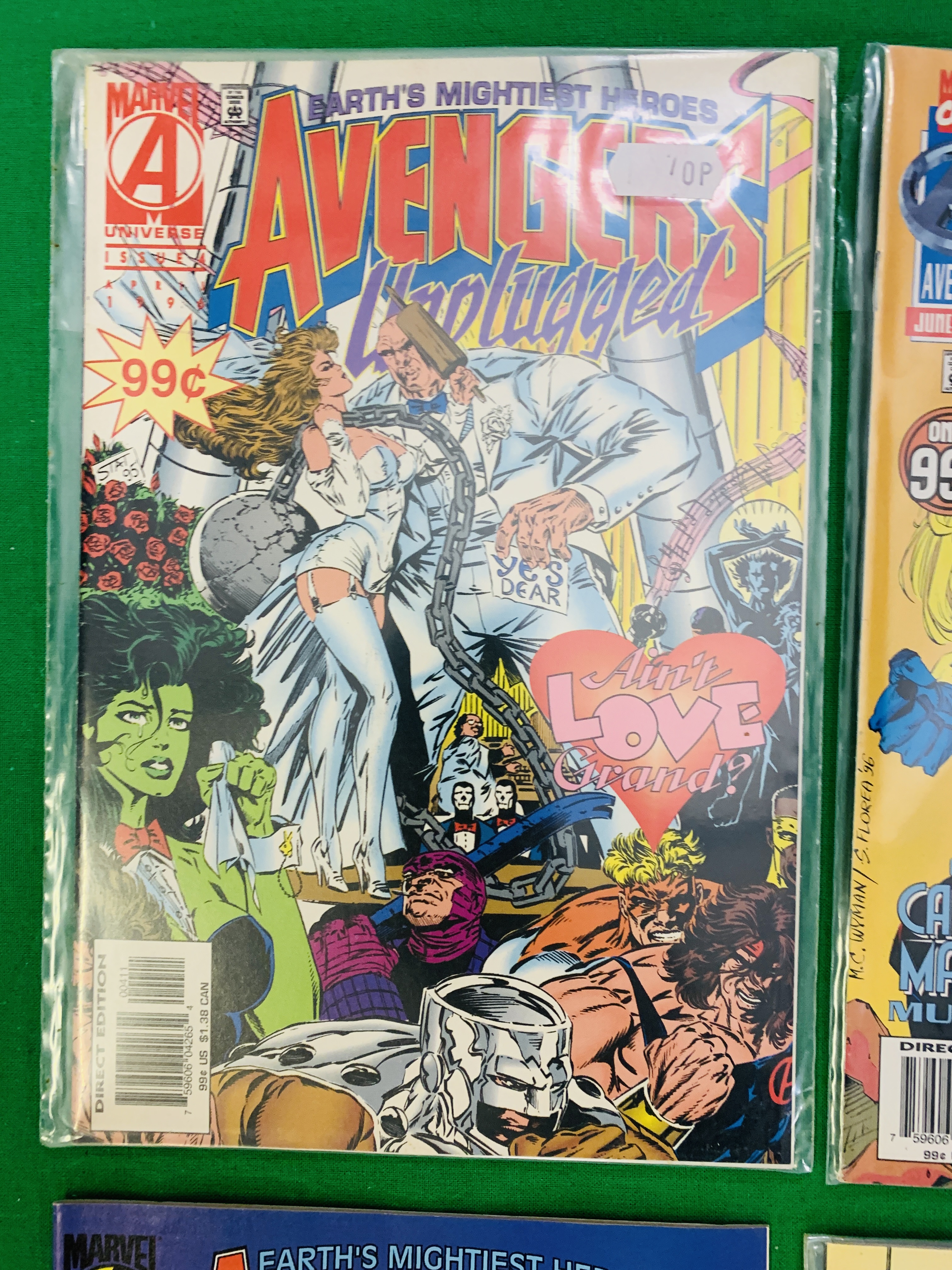 MARVEL COMICS THE AVENGERS UNPLUGGED NO. 1 - 6 FROM 1996, FIRST APPEARANCE NO. 5. MONICA RAMBEAU. - Image 5 of 7