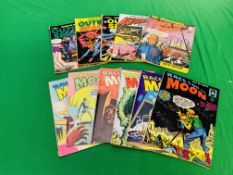 ALAN CLASS RACE FOR THE MOON, NO. 3, 7, 8, 11, 17, 20. ALSO ASTOUNDING STORIES S.