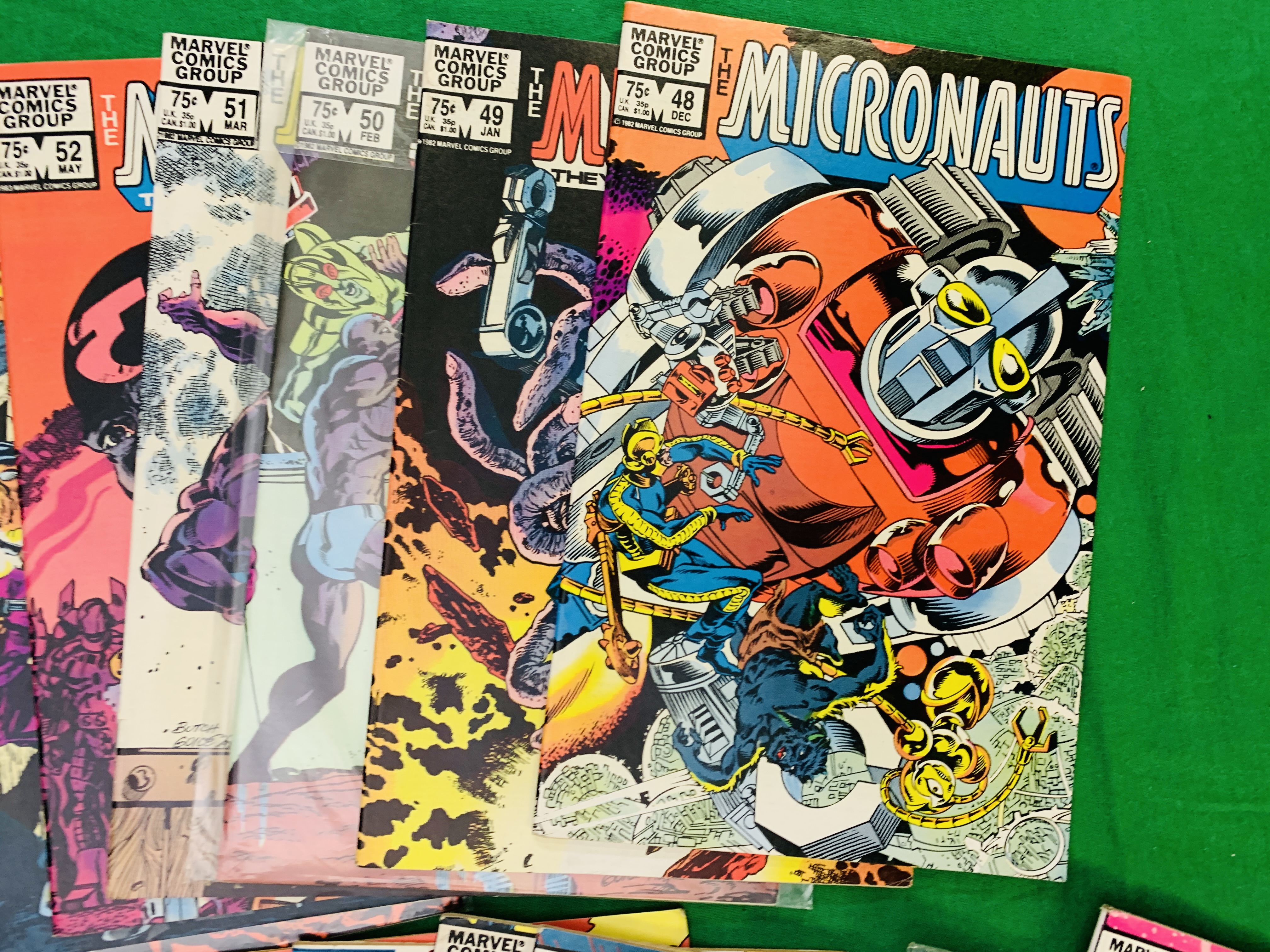 MARVEL COMICS THE MICRONAUTS NO. 1 - 59 FROM 1979. NO. 18 - 19, 21, 37, 53, 57 HAVE RUSTY STAPLES. - Image 26 of 27