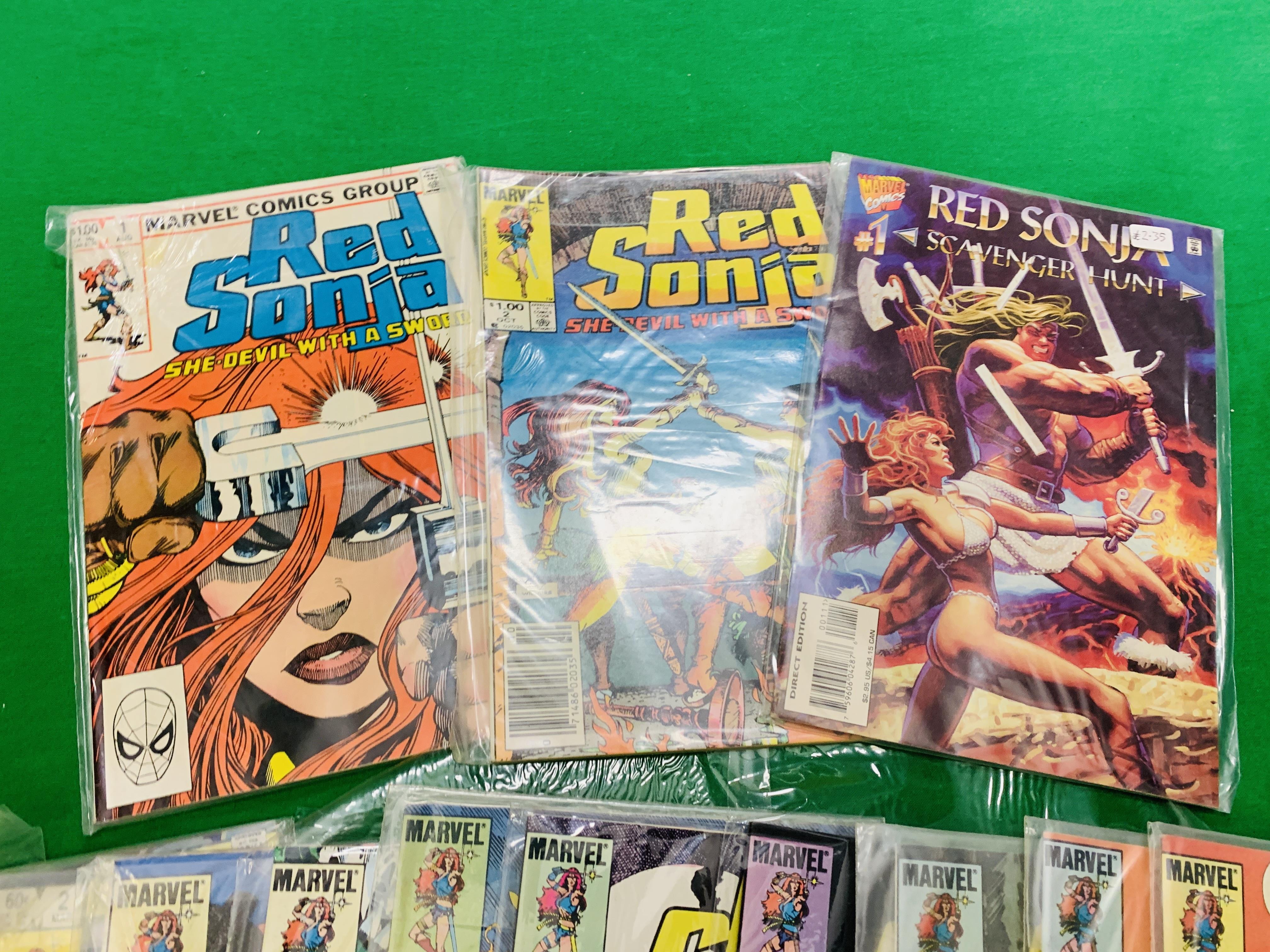 MARVEL COMICS RED SONJA NO. 1 - 15 FROM 1977 AND NO. 1 - 13 FROM 1983, INCLUDING OTHER APPEARANCES. - Image 8 of 8