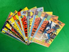 MARVEL UK COMICS THE TITANS NO. 1 - 58 FROM 1975.