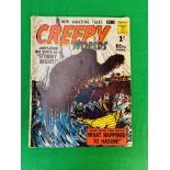 ALAN CLASS CREEPY WORLDS NO. 1. FROM 1962. REPRINT FROM THE US COMIC TITLE MYSTIC NO.