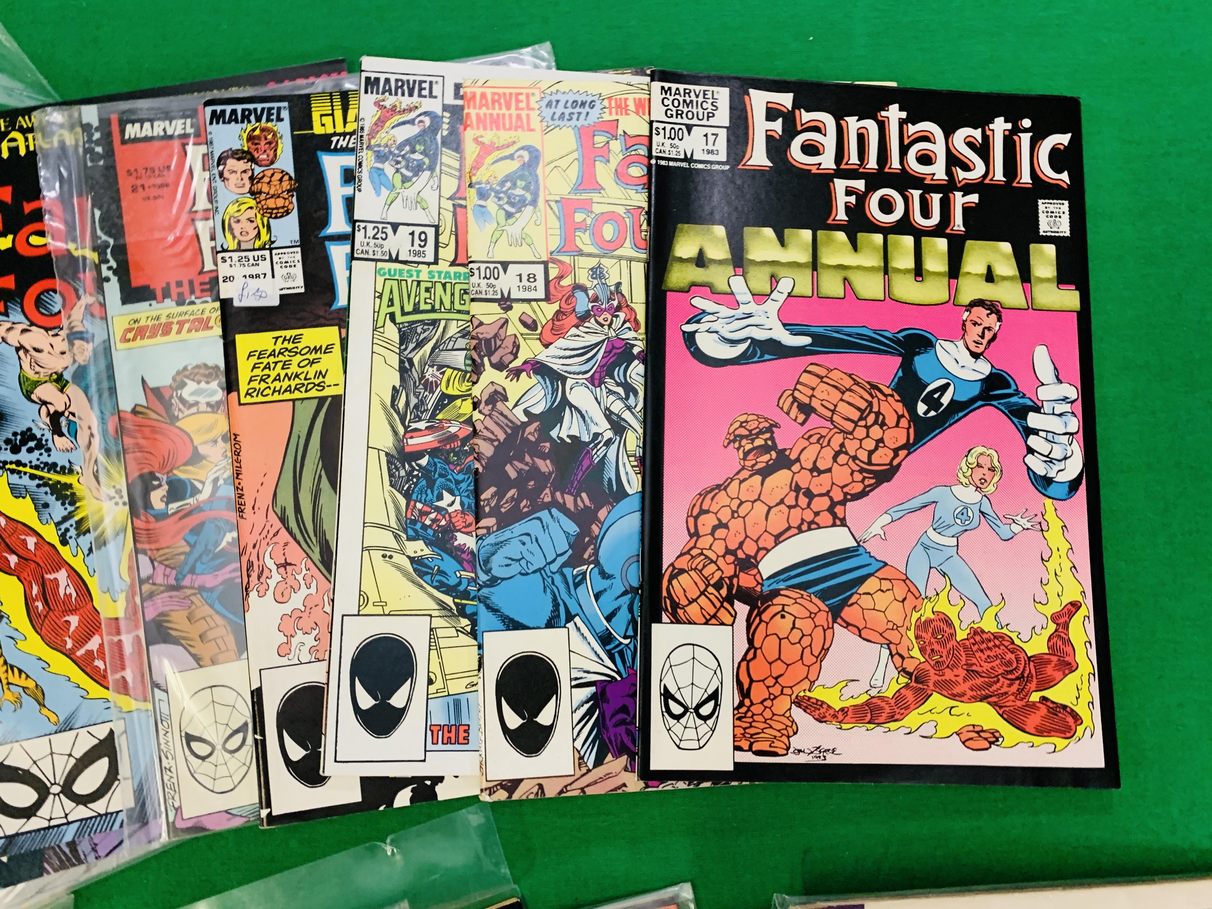 MARVEL COMICS FANTASTIC FOUR KINGSIZE ANNUALS NO. 3, 5 - 6, 11 - 27 FROM 1965. - Image 4 of 5
