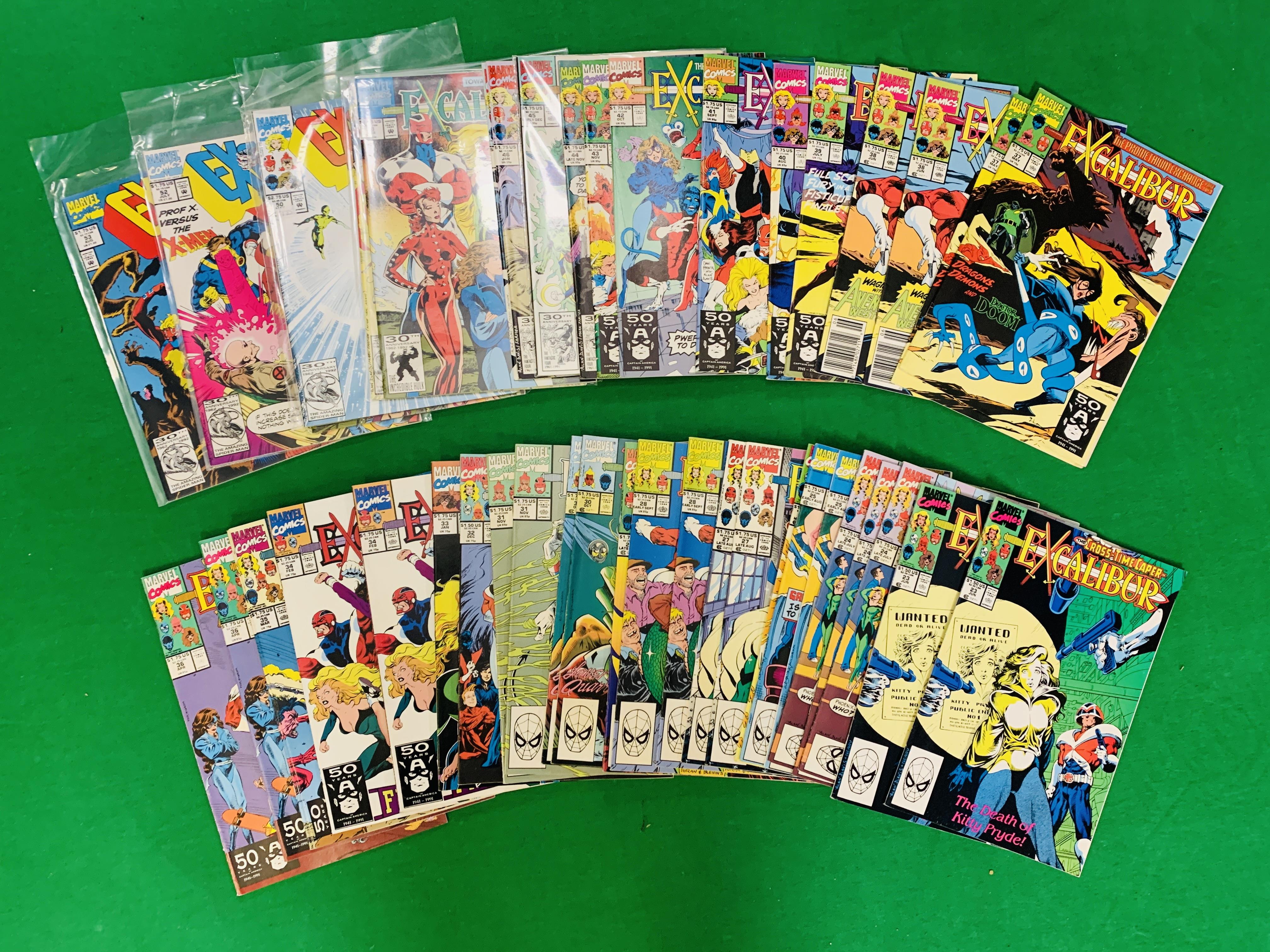 MARVEL COMICS EXCALIBUR NO. 1 - 125 FROM 1988. MISSING NO. - Image 17 of 21