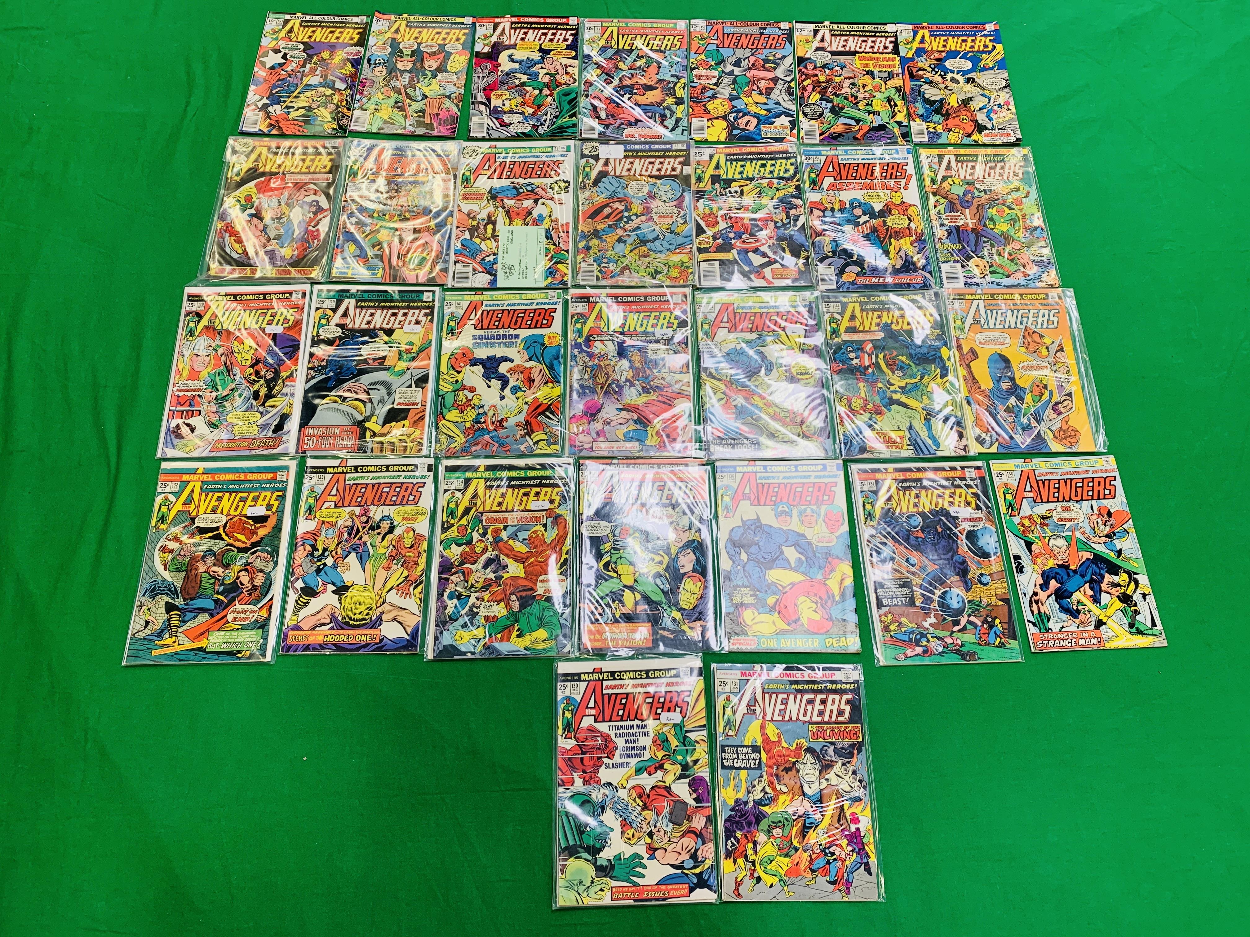 MARVEL COMICS THE AVENGERS NO. 101 - 299, MISSING ISSUES 103 AND 110. - Image 19 of 130