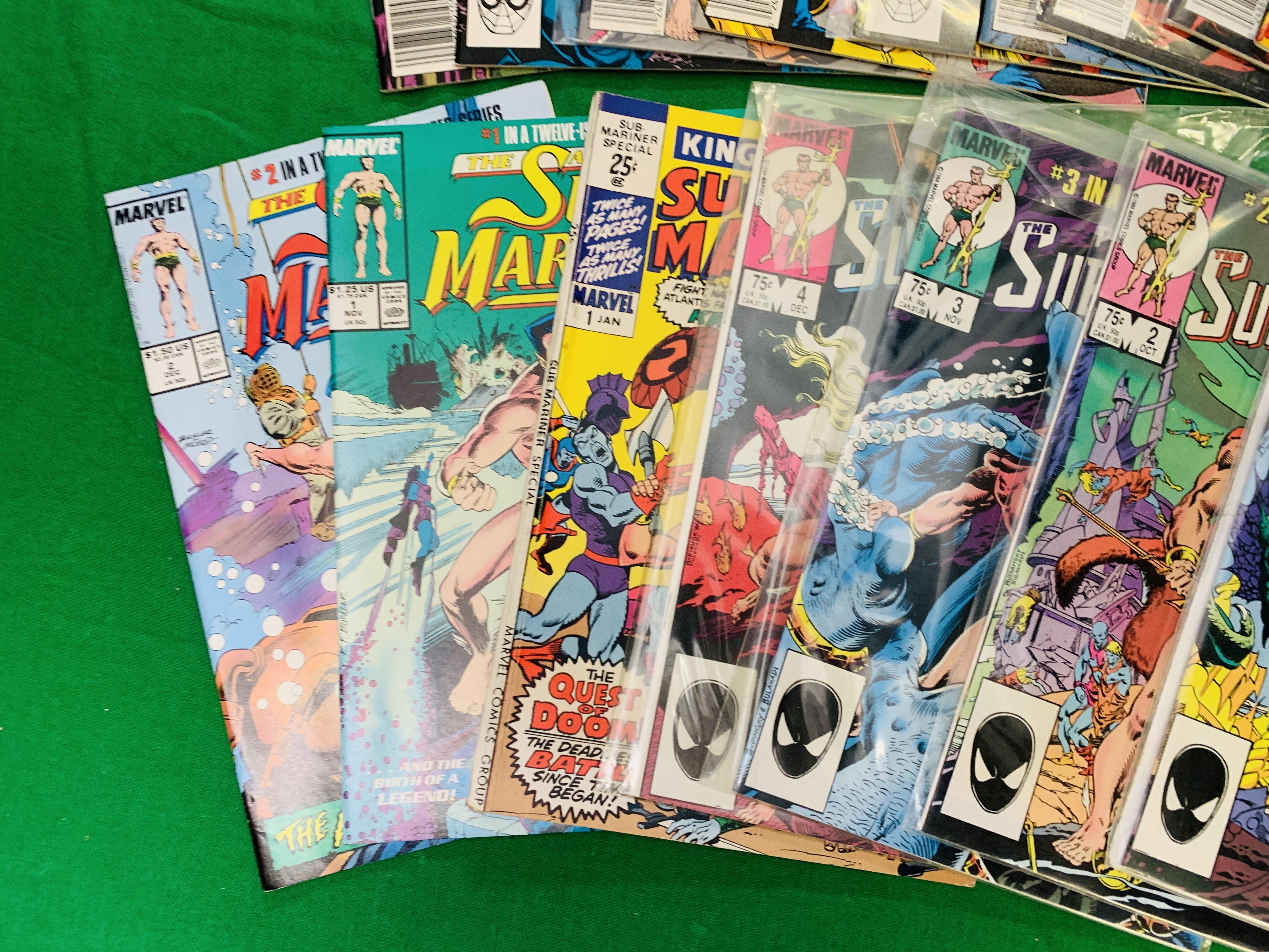 MARVEL COMICS THE SUBMARINER LIMITED SERIES NO. 1 - 4 FROM 1984. NO. 1 - 12 FROM 1988, NO. - Image 3 of 5
