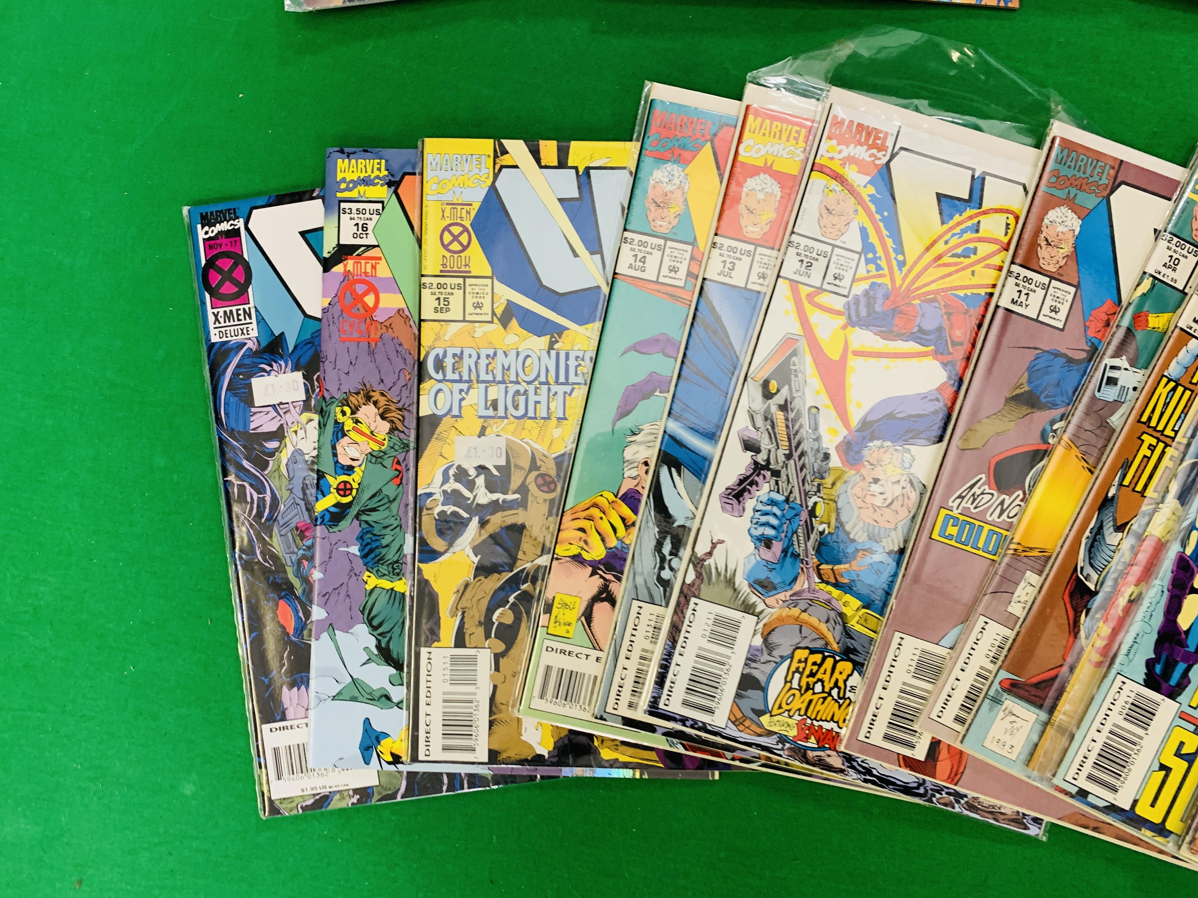 MARVEL COMICS CABLE NO. 1 - 40 FROM 1993. MISSING NO. 25. LIMITED RUN PLUS FLASHBACK. NO. - Image 2 of 7