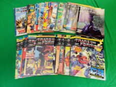 MARVEL COMICS UK TRANSFORMERS FROM 1984 NO. 1 -101, 109 - 169, 171, 172. MISSING ISSUES NO. 83 & 97.