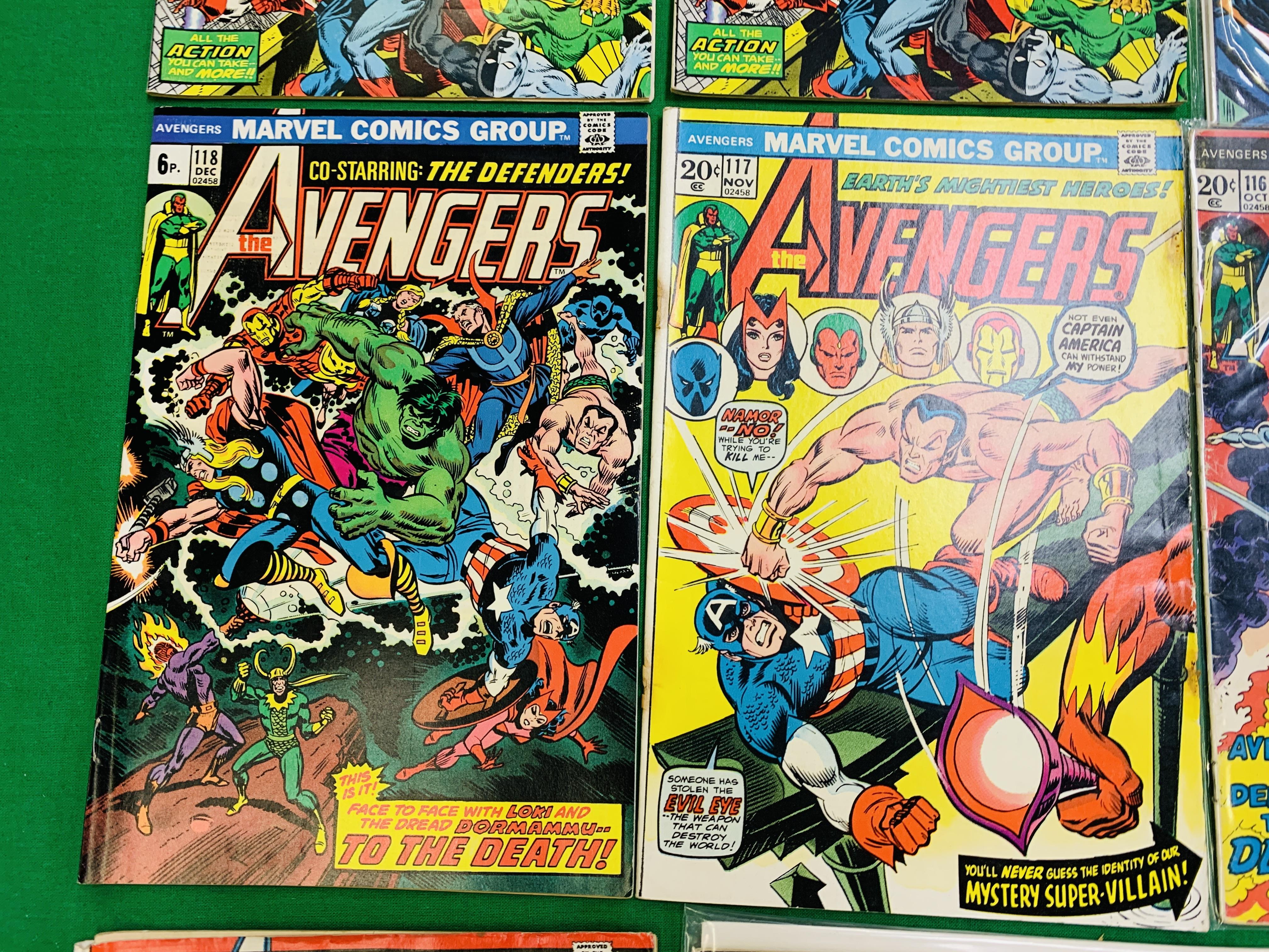 MARVEL COMICS THE AVENGERS NO. 101 - 299, MISSING ISSUES 103 AND 110. - Image 7 of 130