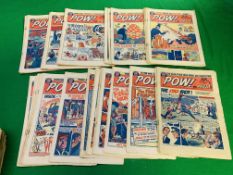 A COLLECTION OF POW AND WHAM COMICS FROM 1967, APPROX 1 - 86,