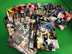 A QUANTITY OF MAGAZINES TO INCLUDE DREAMWATCH, THE X FILES, X POSE, CULT TV & CULT TIMES,