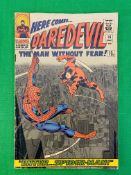 MARVEL COMICS DAREDEVIL NO. 16 FROM 1966, FIRST APPEARANCE OF THE MASKED MARAUDER.